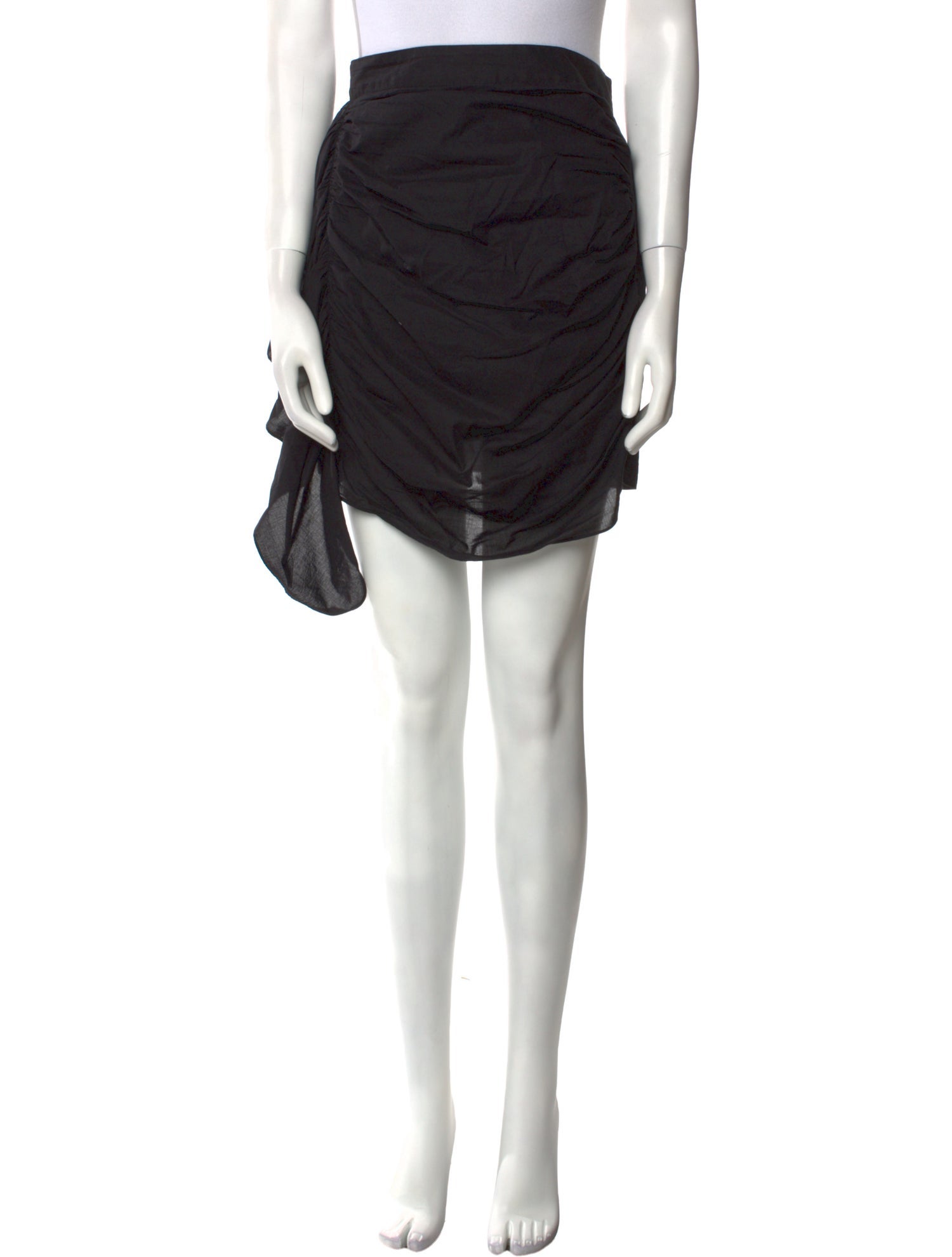 RHODE Ruffle Embellishment Mini Skirt