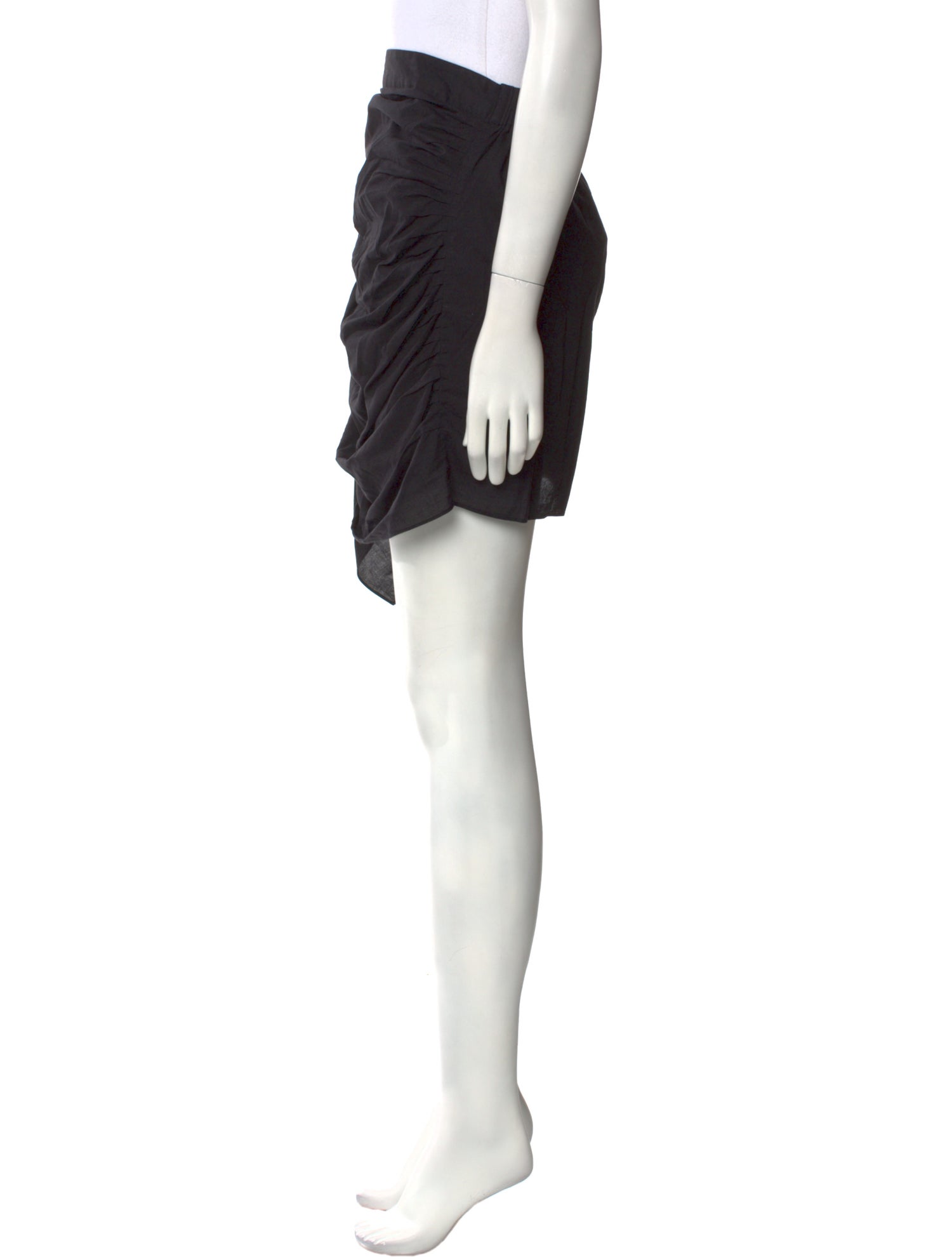 RHODE Ruffle Embellishment Mini Skirt