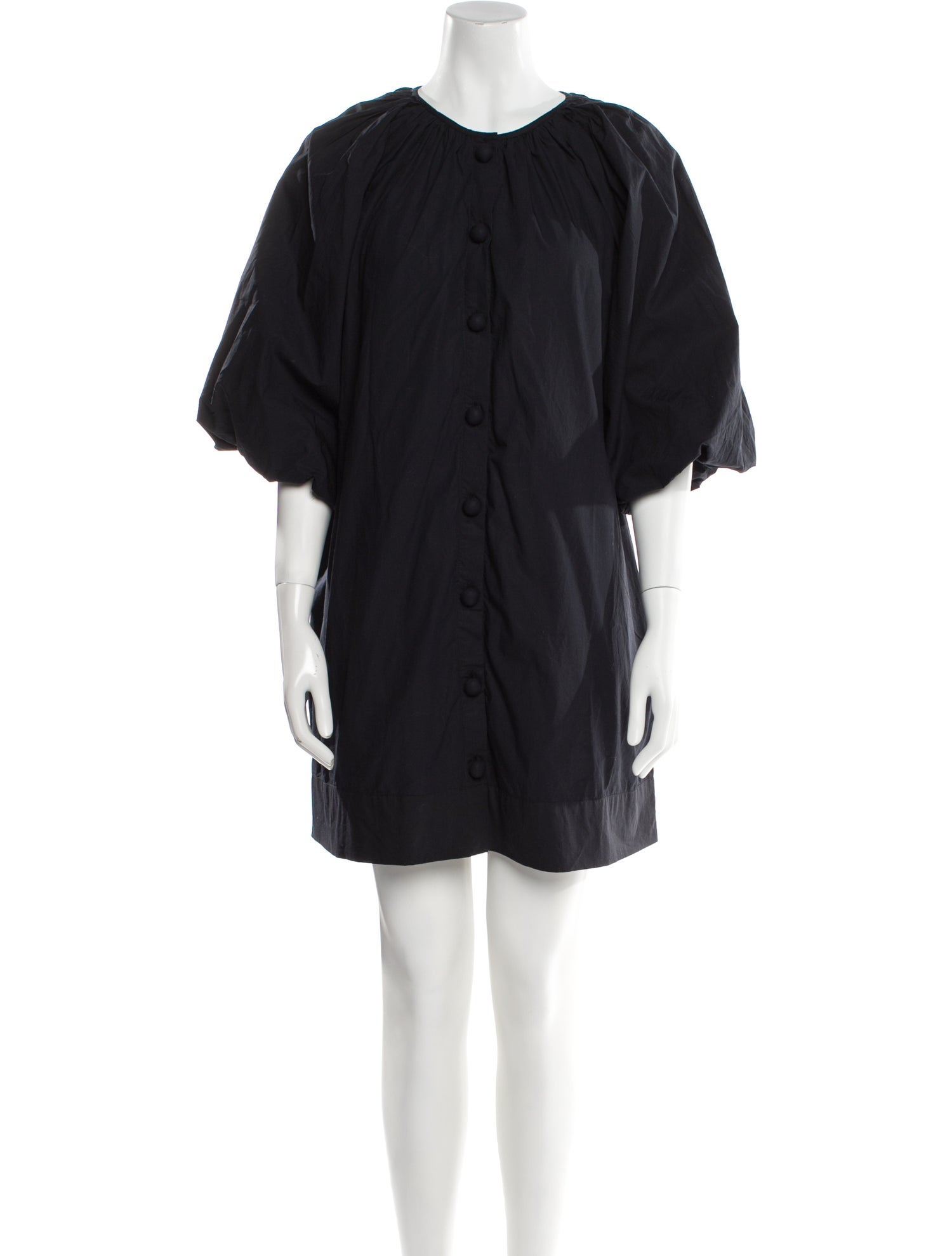 RHODE Bateau Neckline Mini Dress