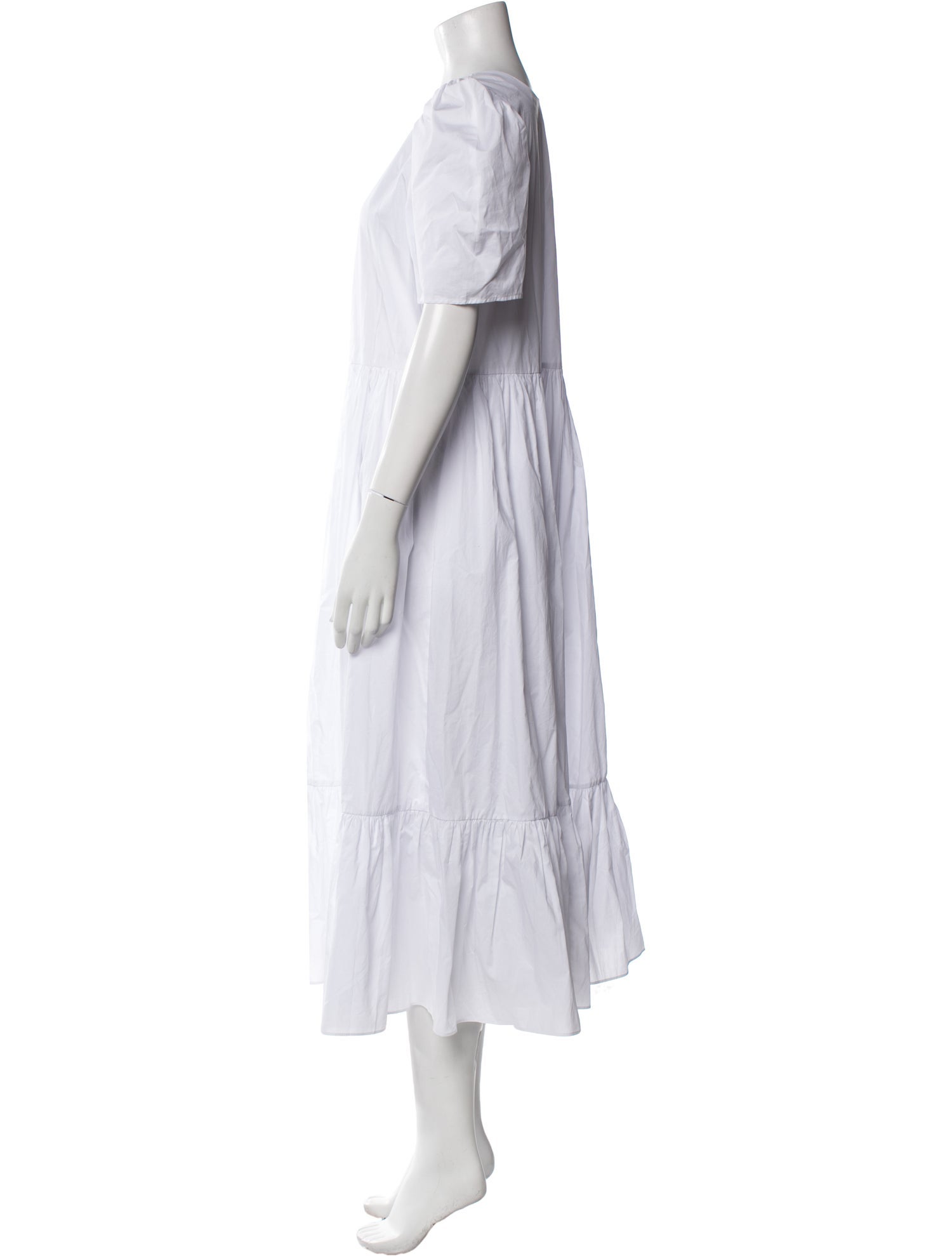 RHODE V-Neck Long Dress