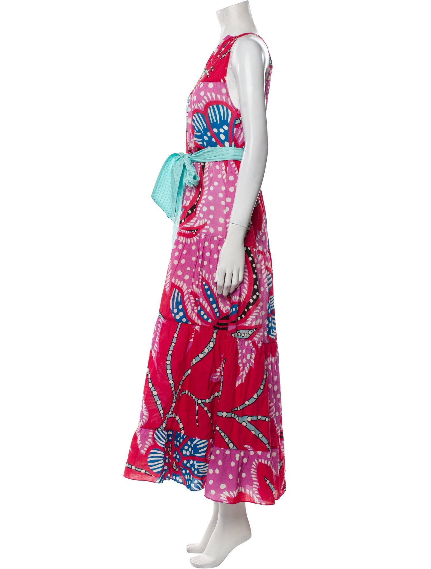 RHODE Printed Long Dress