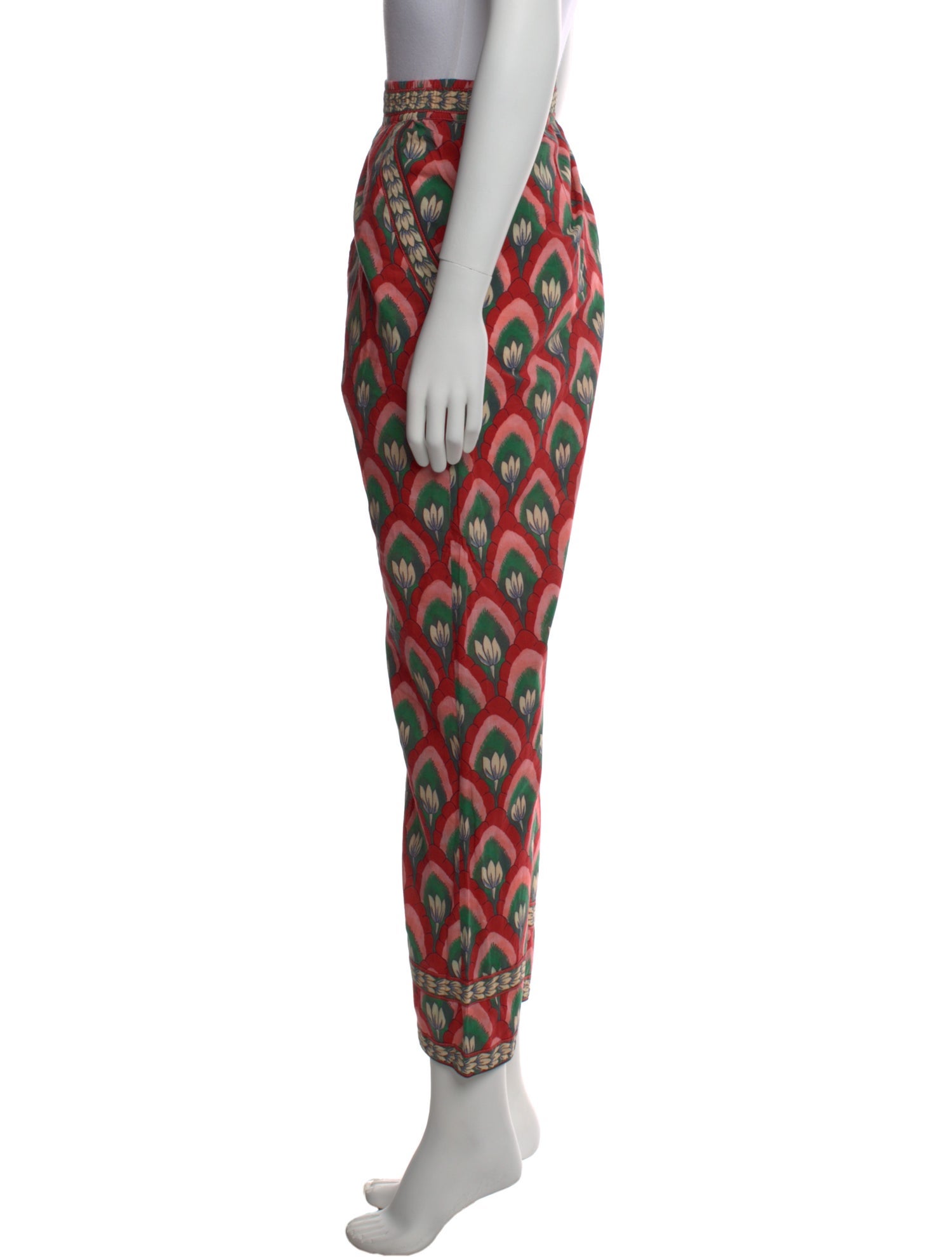 RHODE Printed Straight Leg Pants