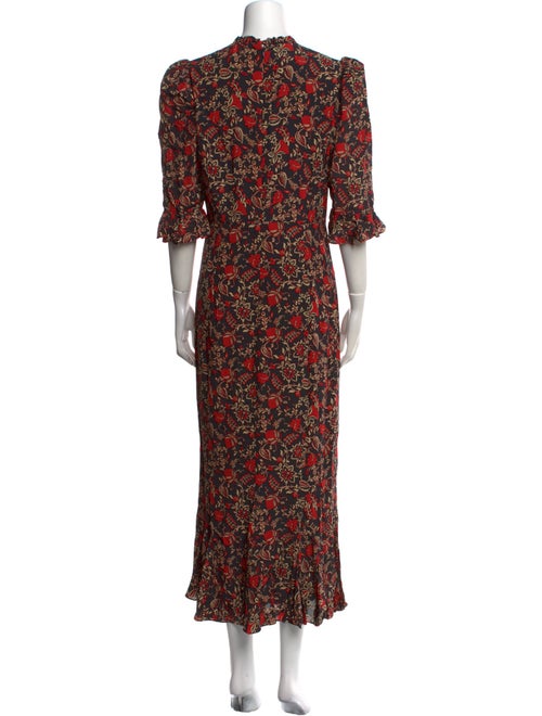 RHODE Floral Print Long Dress