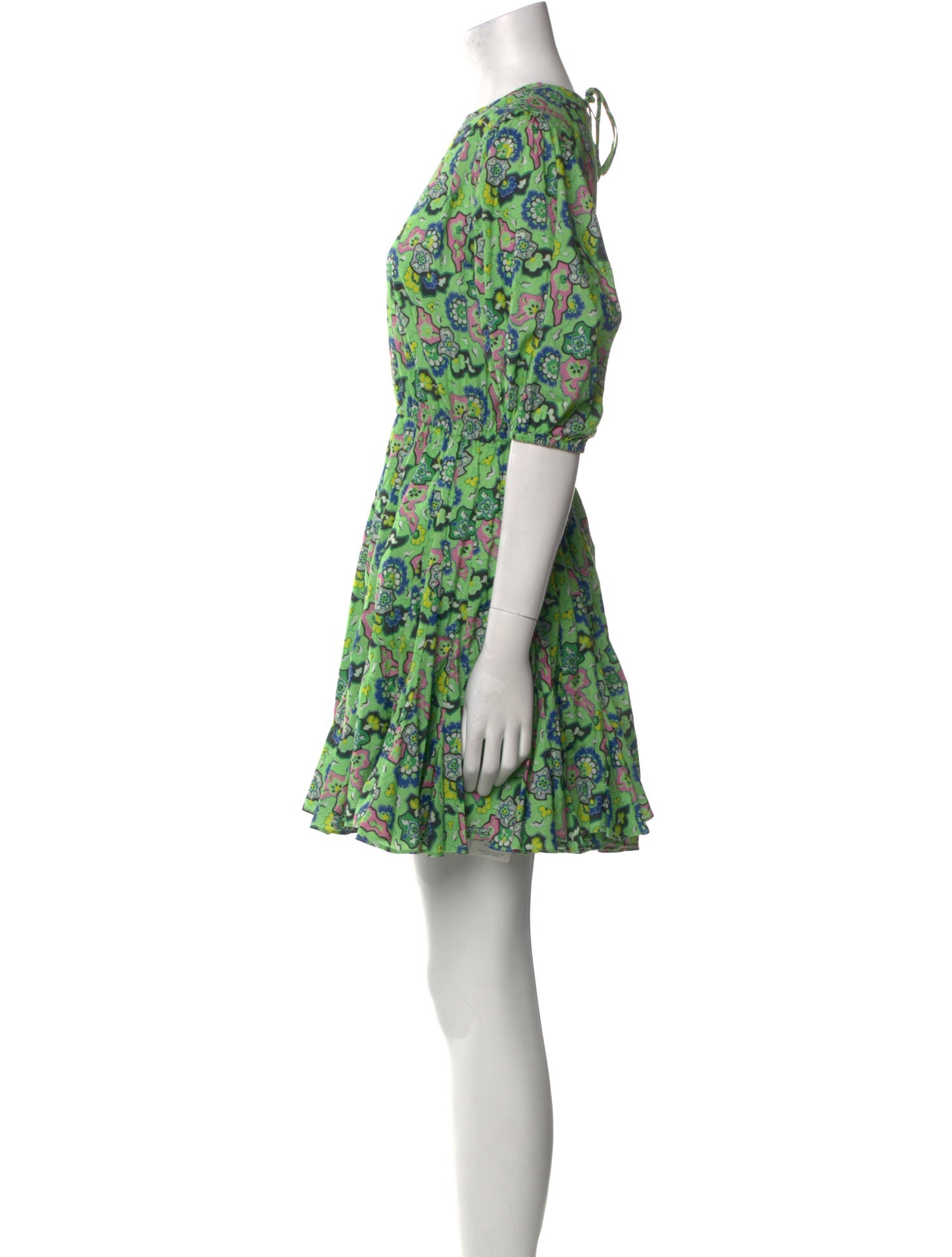 RHODE Floral Print Mini Dress