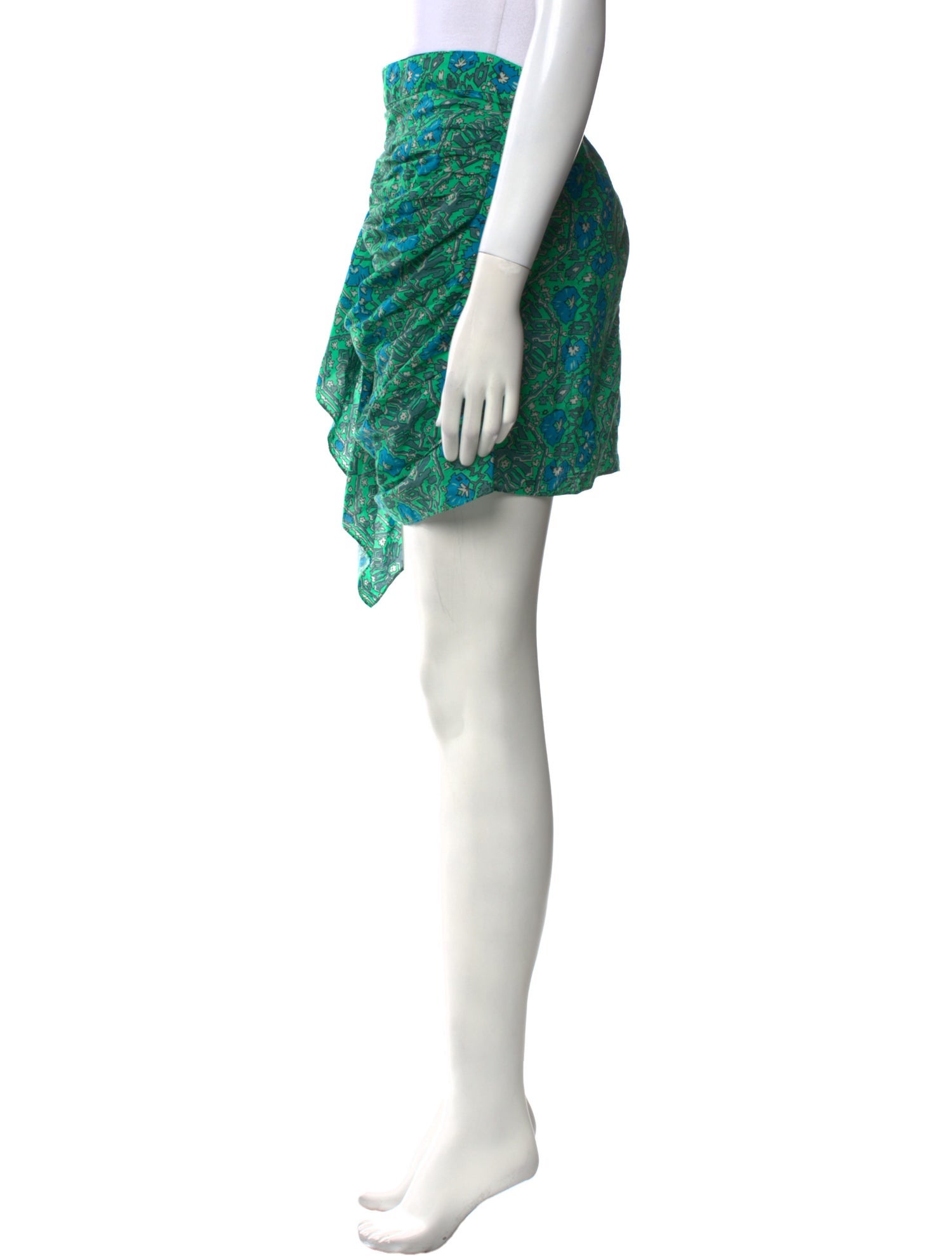 RHODE Printed Mini Skirt