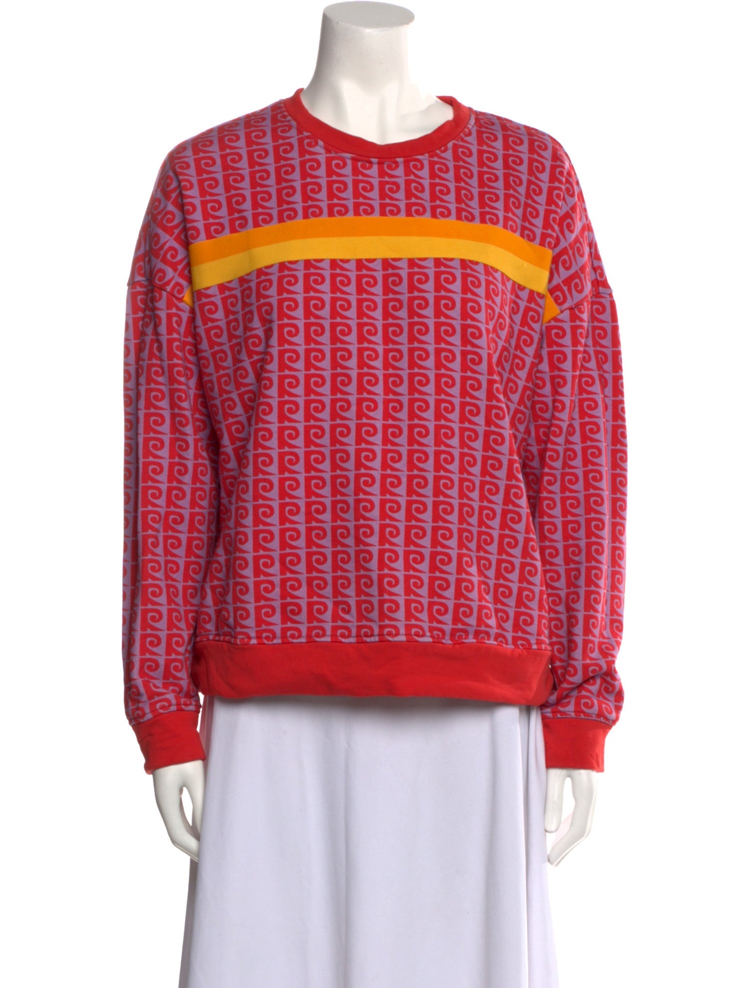 RHODE Printed Crew Neck Sweater