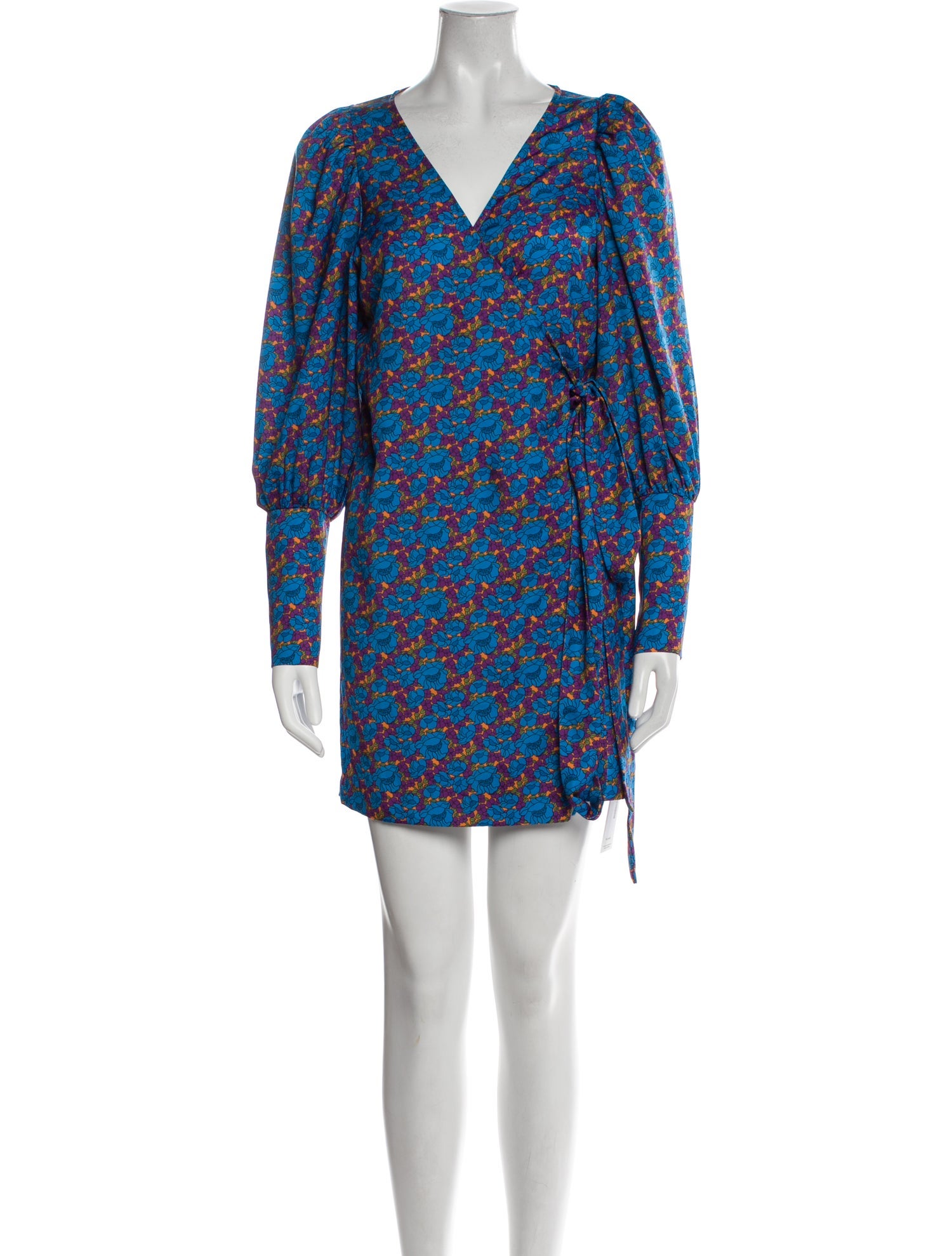 RHODE Printed Mini Dress - Blue Dresses, Clothing - WRHOS39132 | The  RealReal