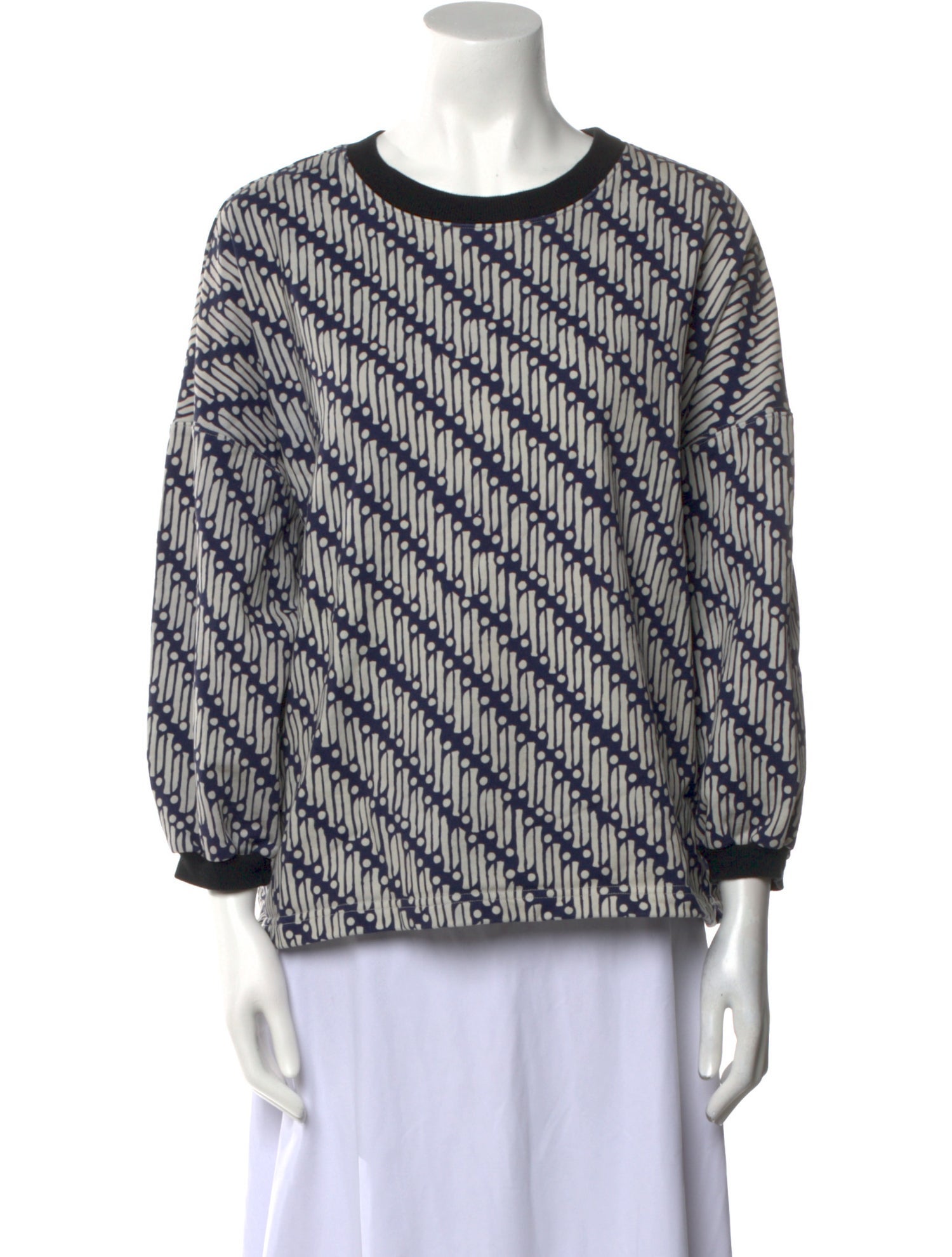 RHODE Printed Scoop Neck Top