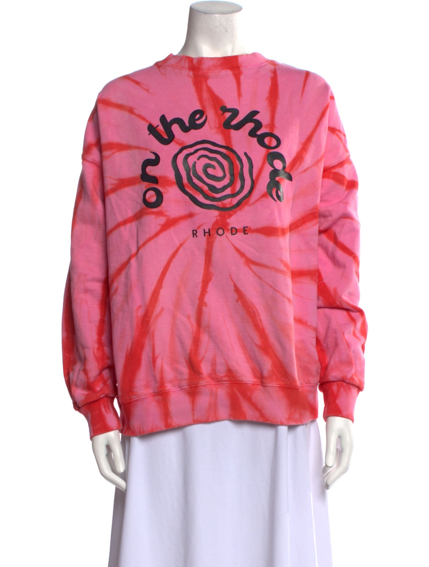 RHODE Graphic Print Crew Neck Sweatshirt