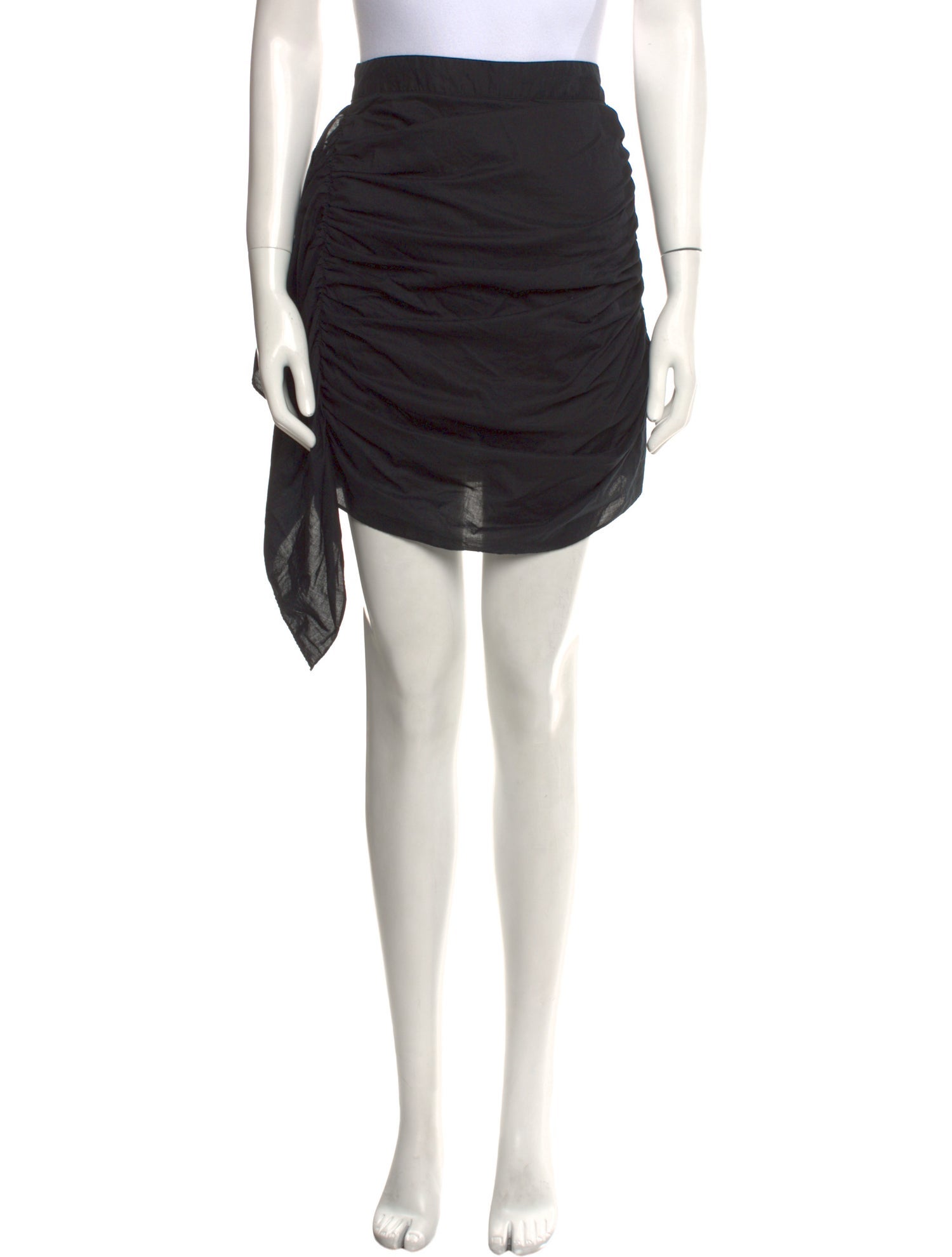 RHODE Ruffle Embellishment Knee-Length Skirt