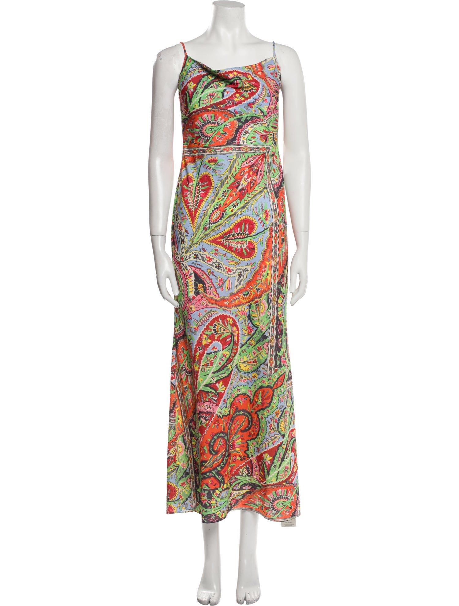 RHODE Paisley Print Long Dress