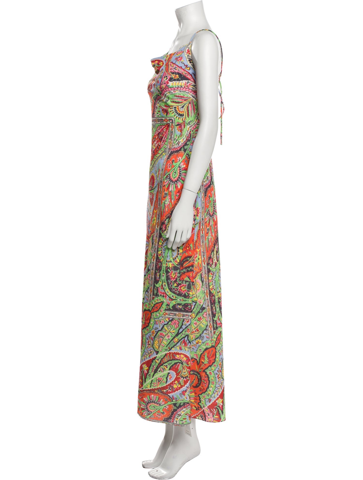 RHODE Paisley Print Long Dress