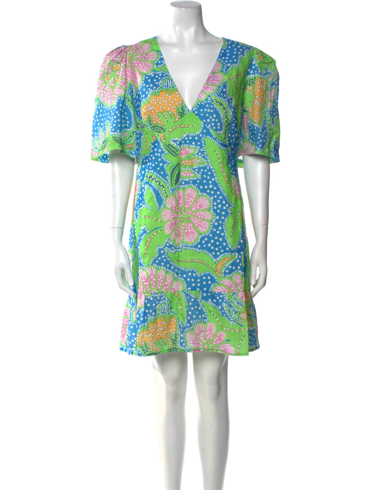 RHODE Linen Knee-Length Dress