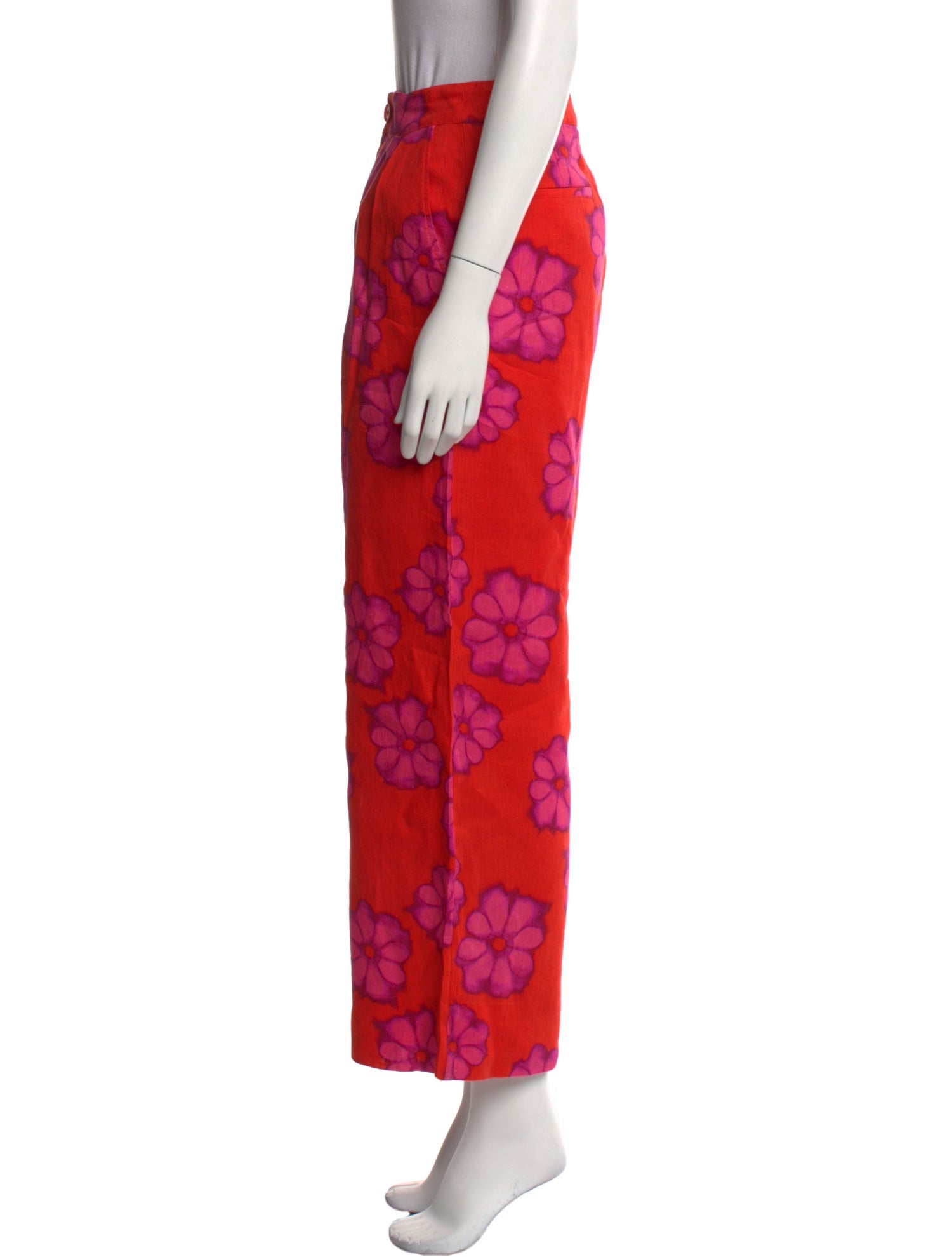 RHODE Linen Wide Leg Pants