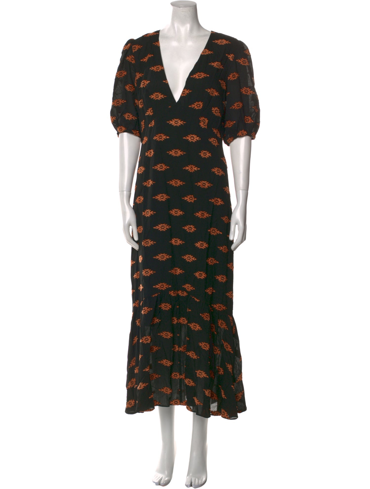 RHODE Floral Print Long Dress w/ Tags