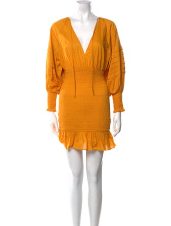 RHODE V-Neck Mini Dress