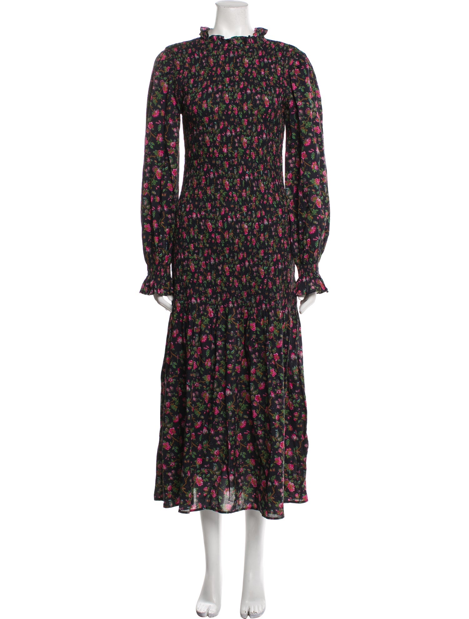 RHODE Floral Print Long Dress