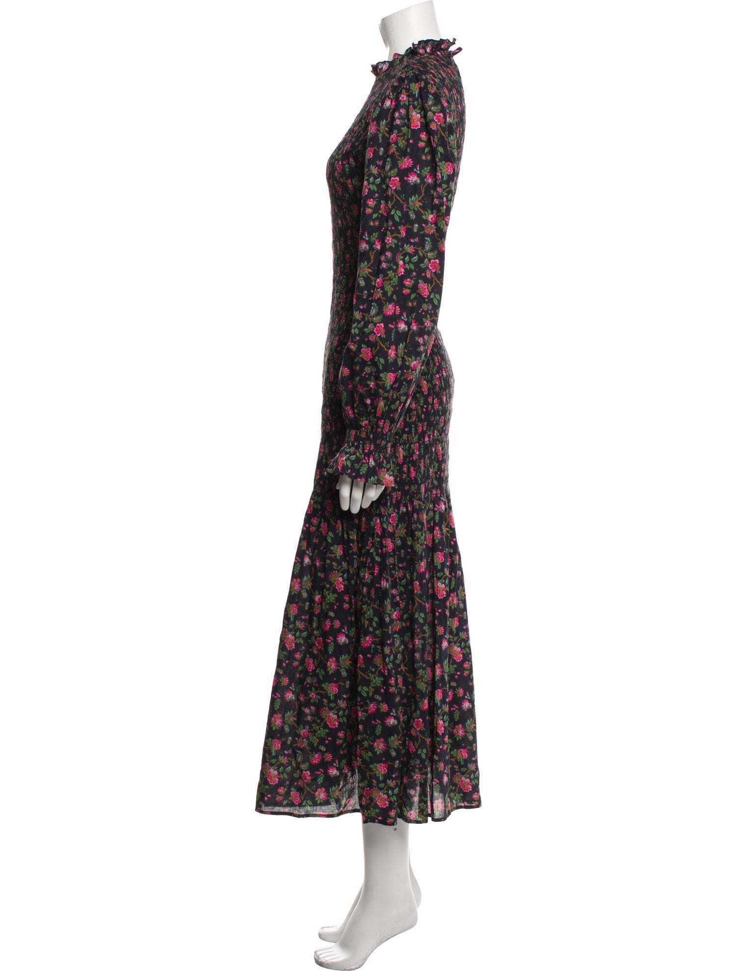 RHODE Floral Print Long Dress