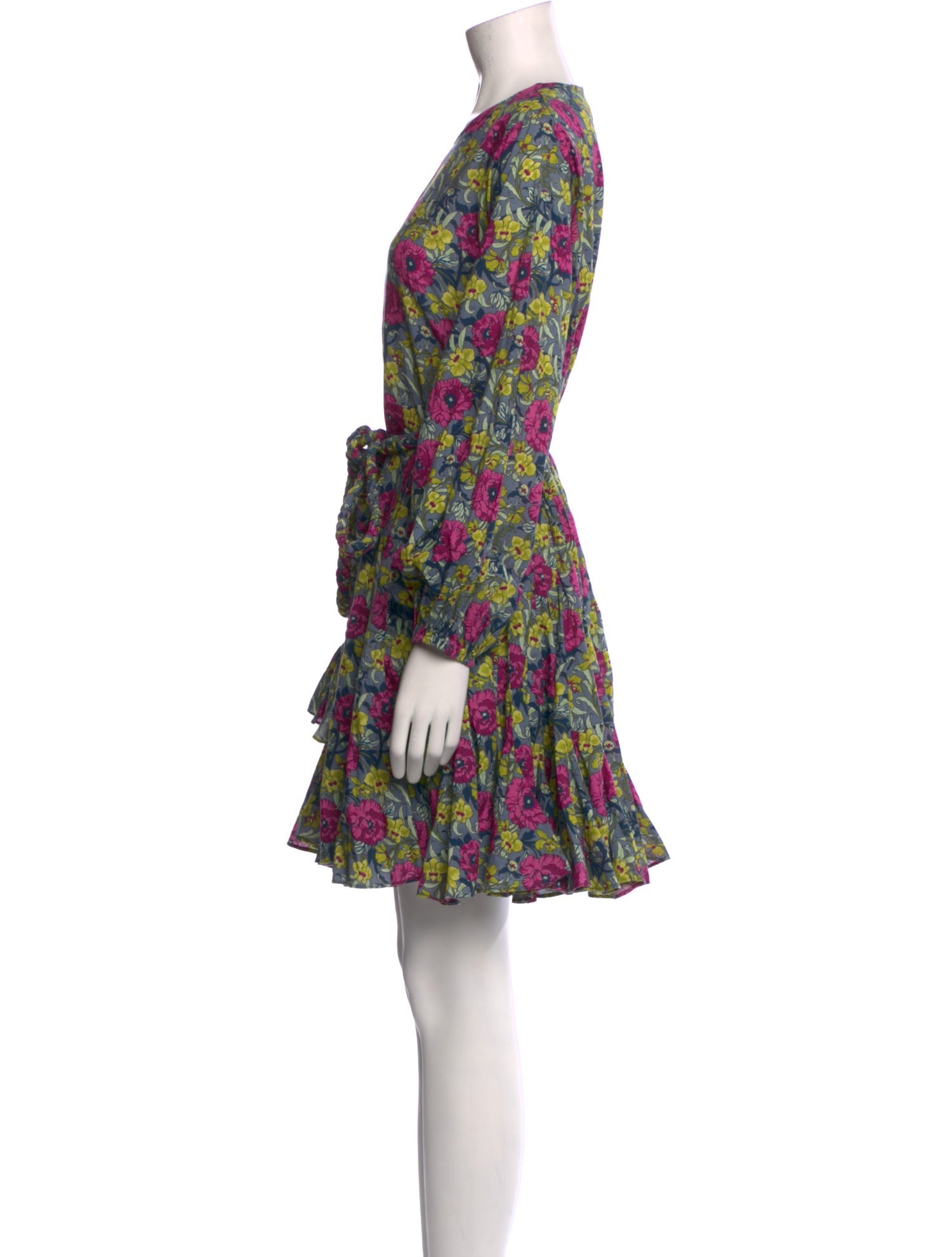 RHODE Floral Print Mini Dress