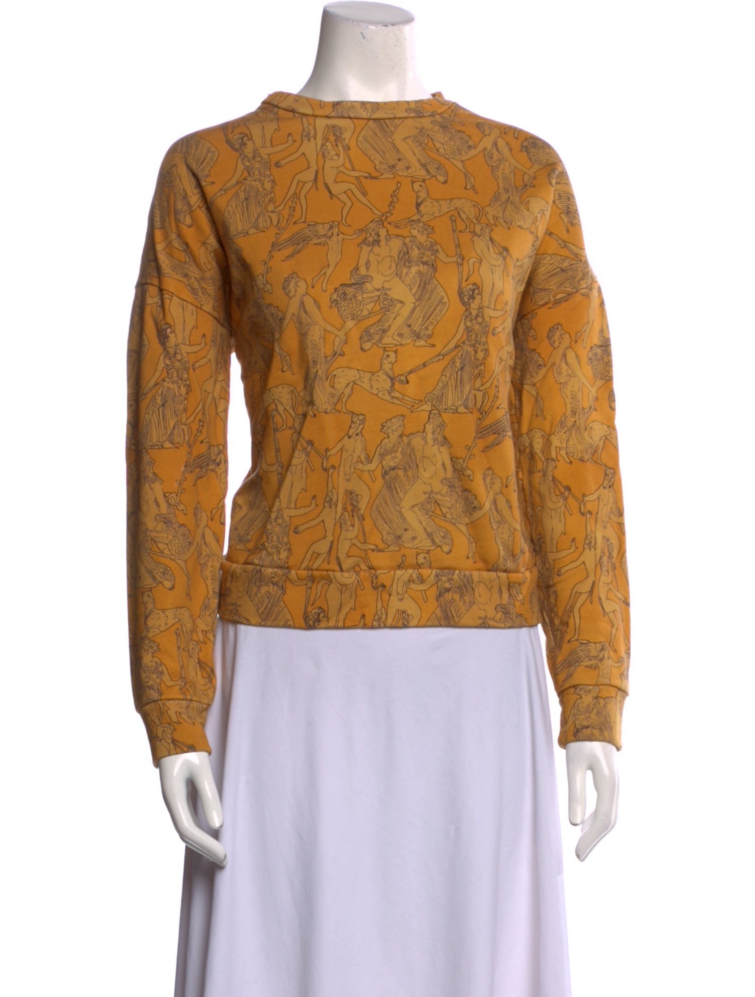 RHODE Printed Mock Neck Sweatshirt