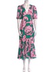 RHODE Floral Print Long Dress