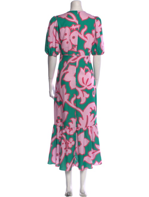 RHODE Floral Print Long Dress