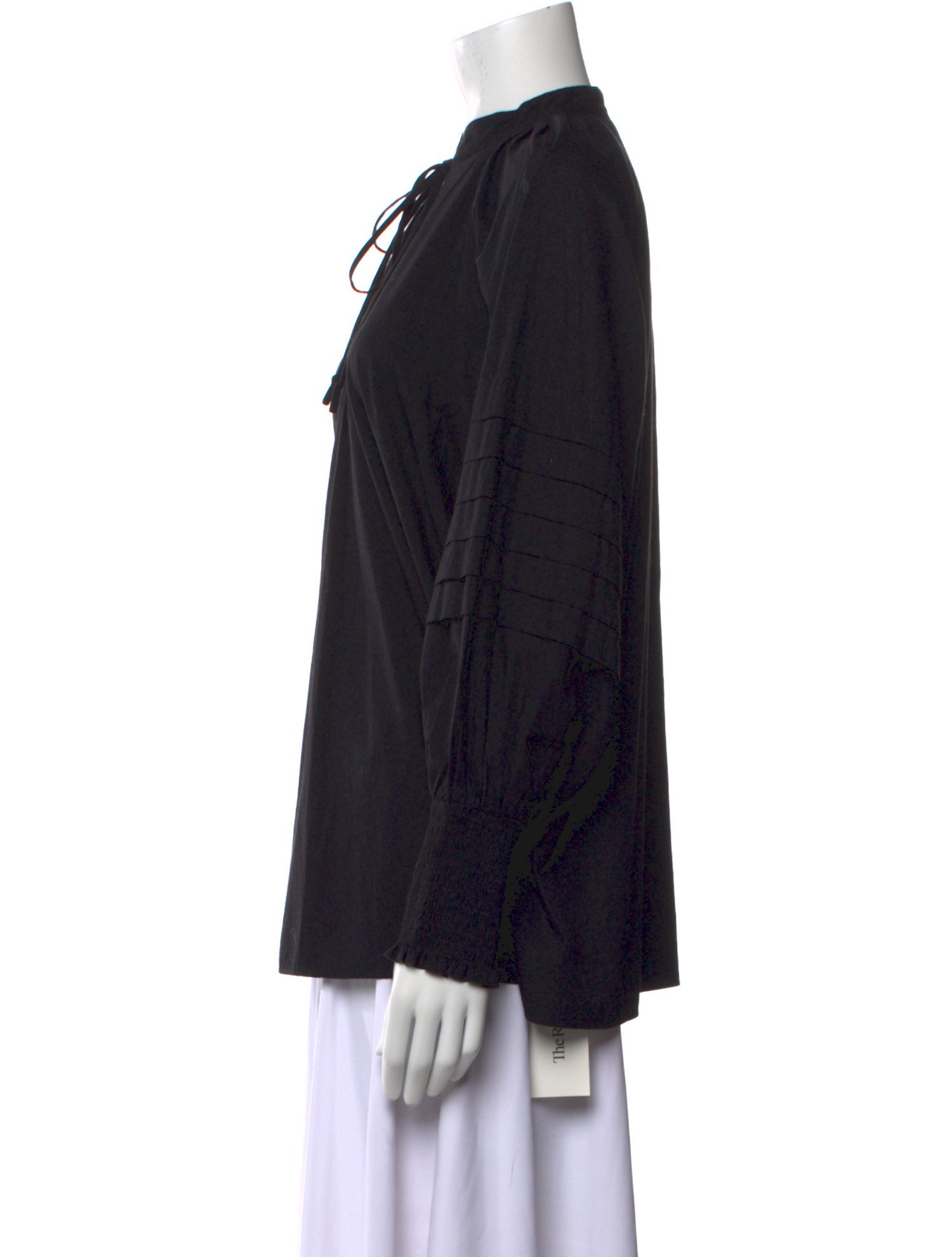 RHODE V-Neck Long Sleeve Blouse