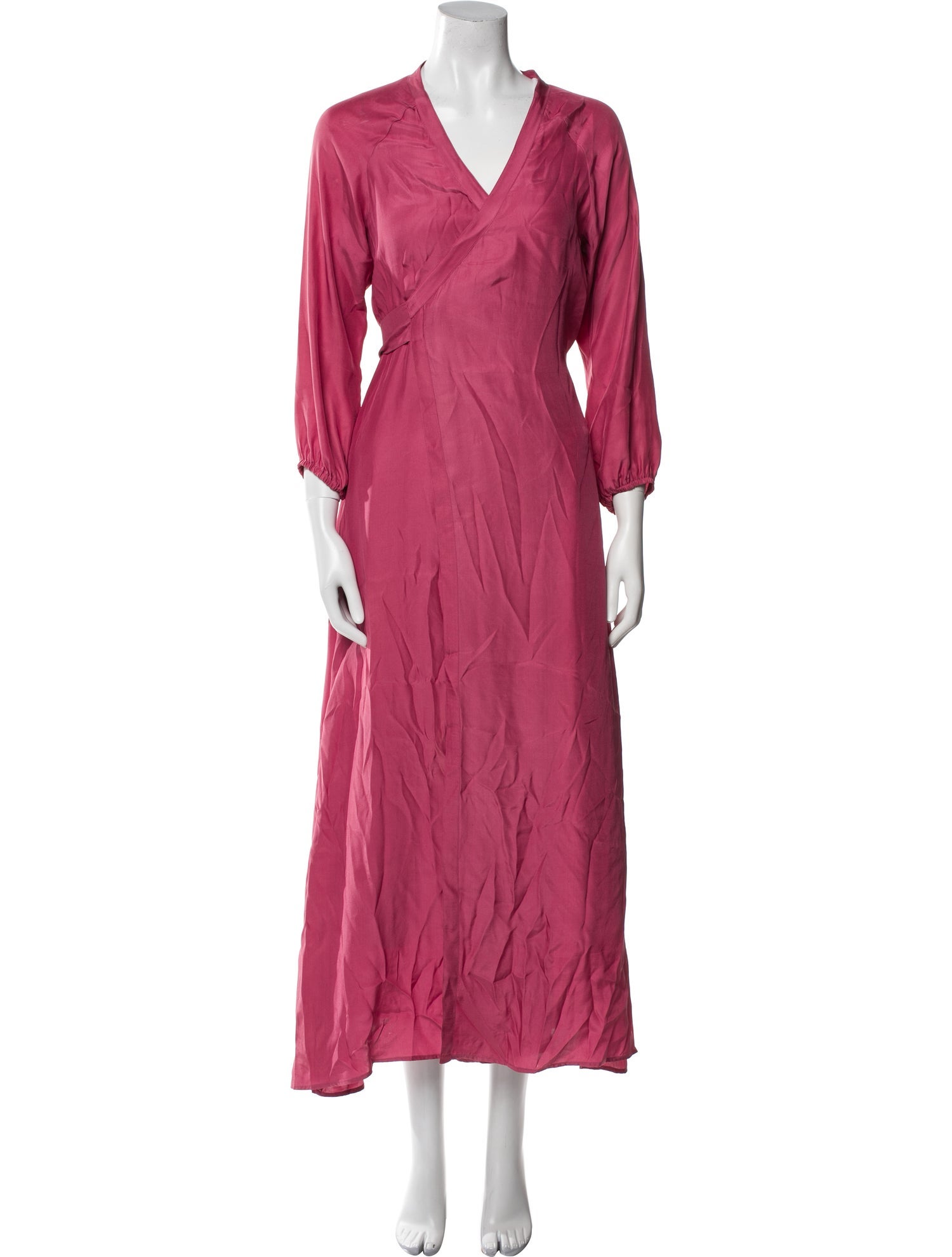 RHODE Silk Bow Accents Robe