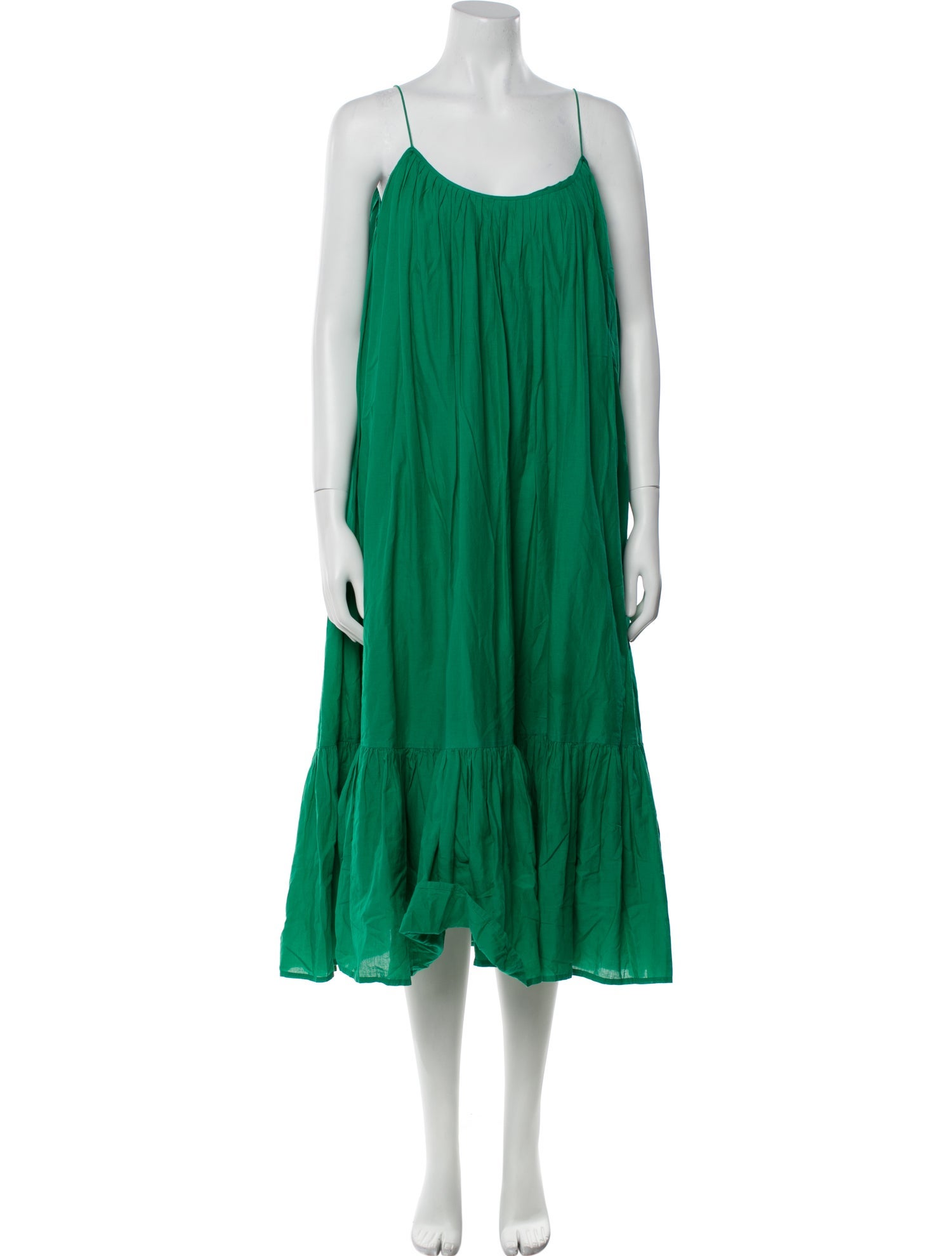 RHODE Scoop Neck Midi Length Dress