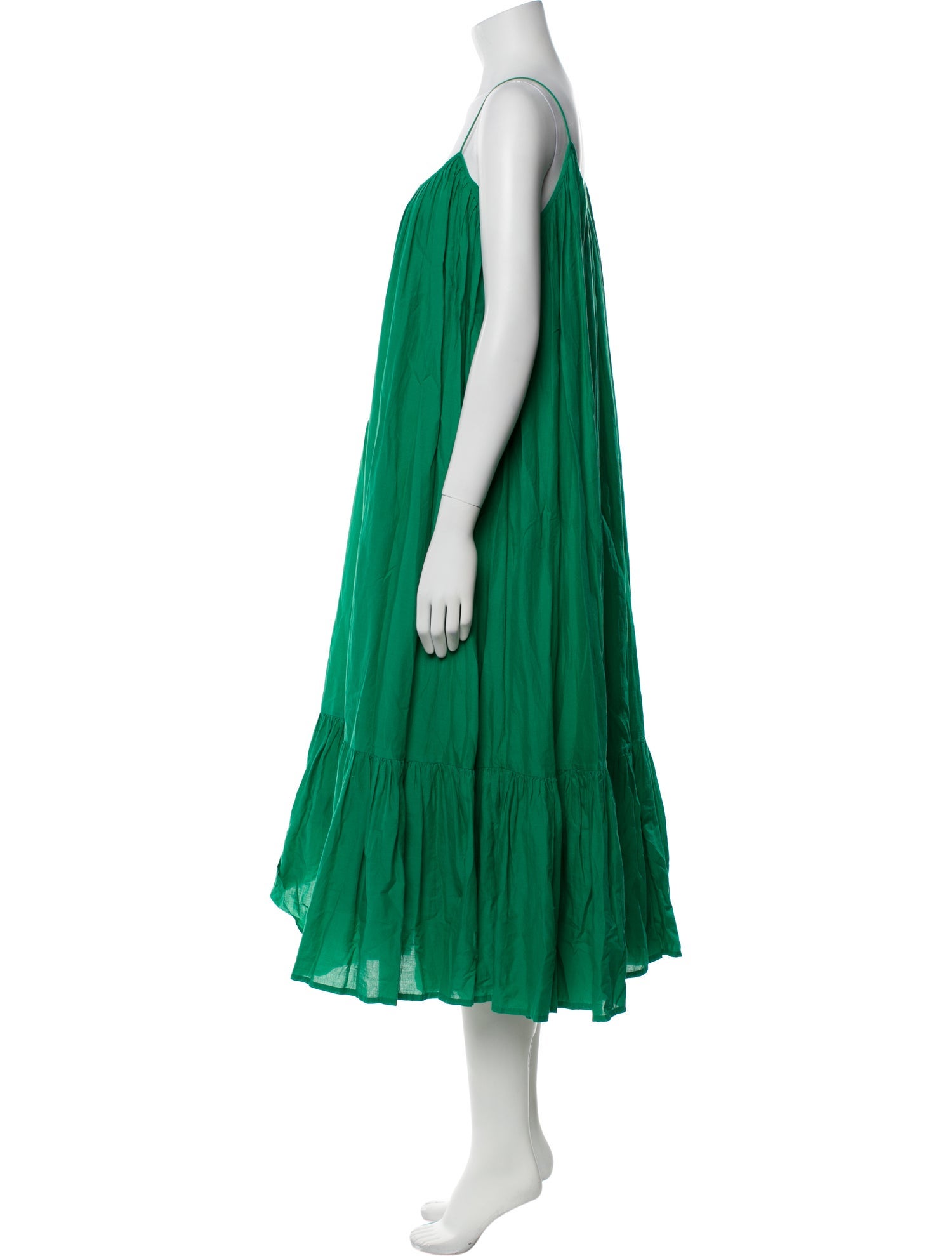 RHODE Scoop Neck Midi Length Dress