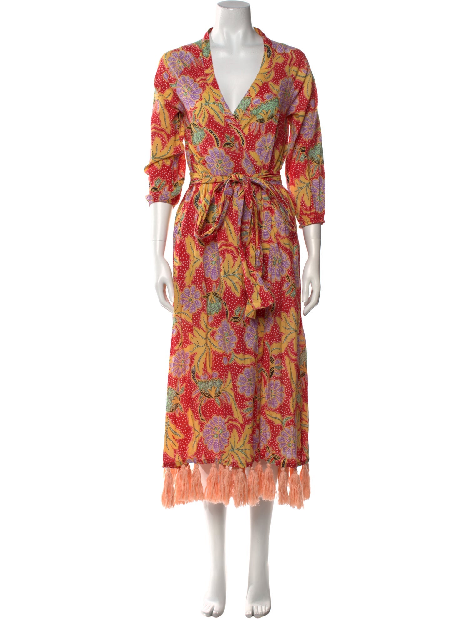 RHODE Printed Long Dress