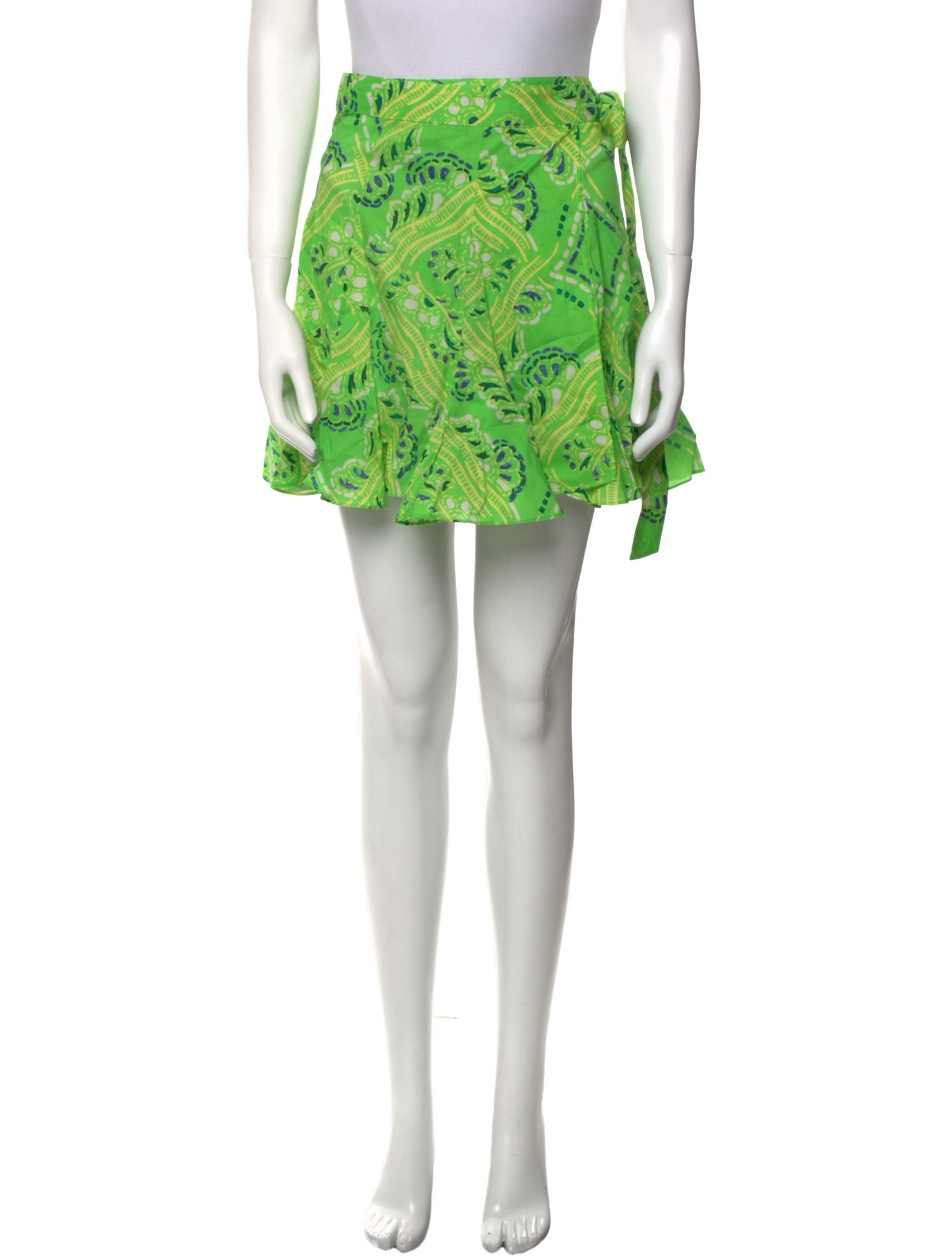 RHODE Printed Mini Skirt