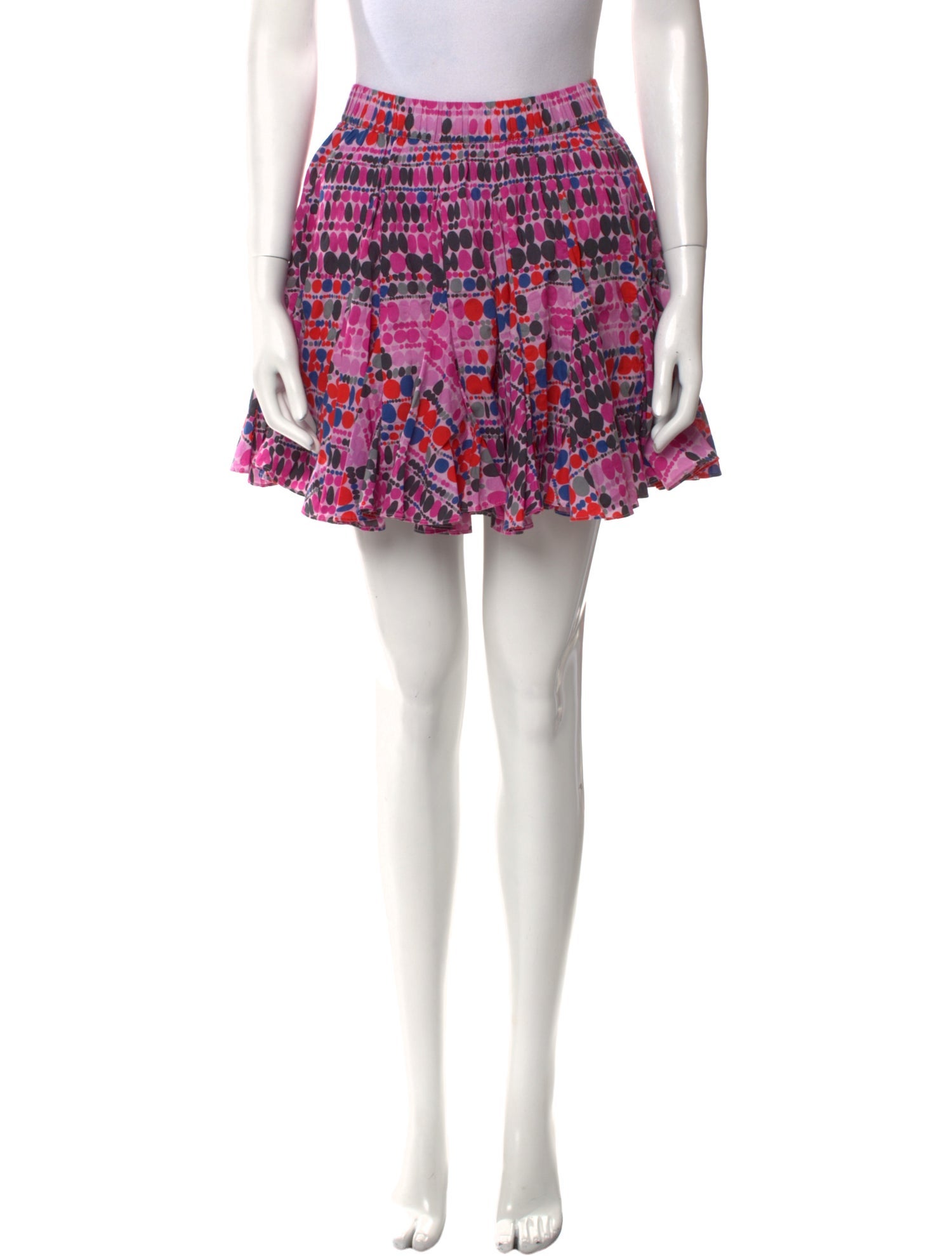 RHODE Printed Mini Skirt