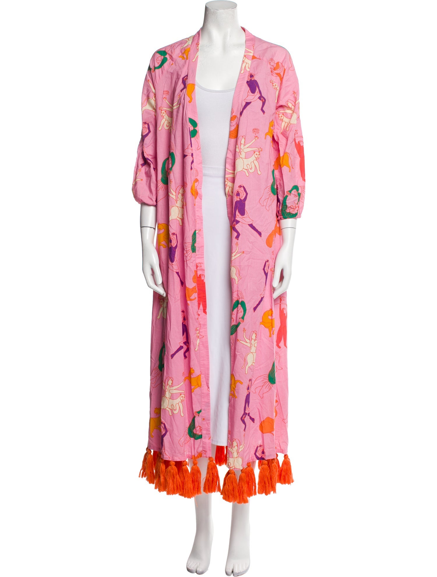 RHODE Printed Tassel Accents Robe
