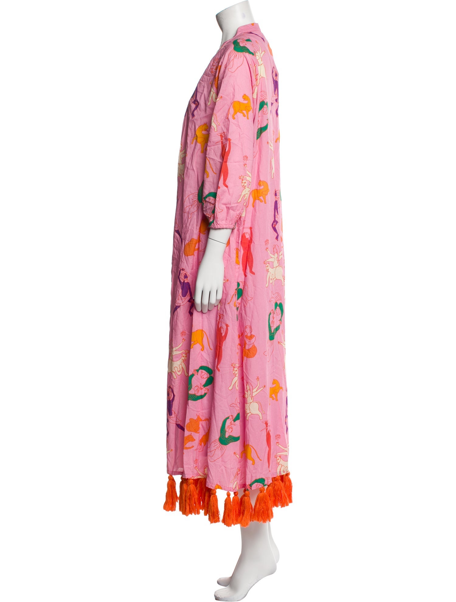 RHODE Printed Tassel Accents Robe