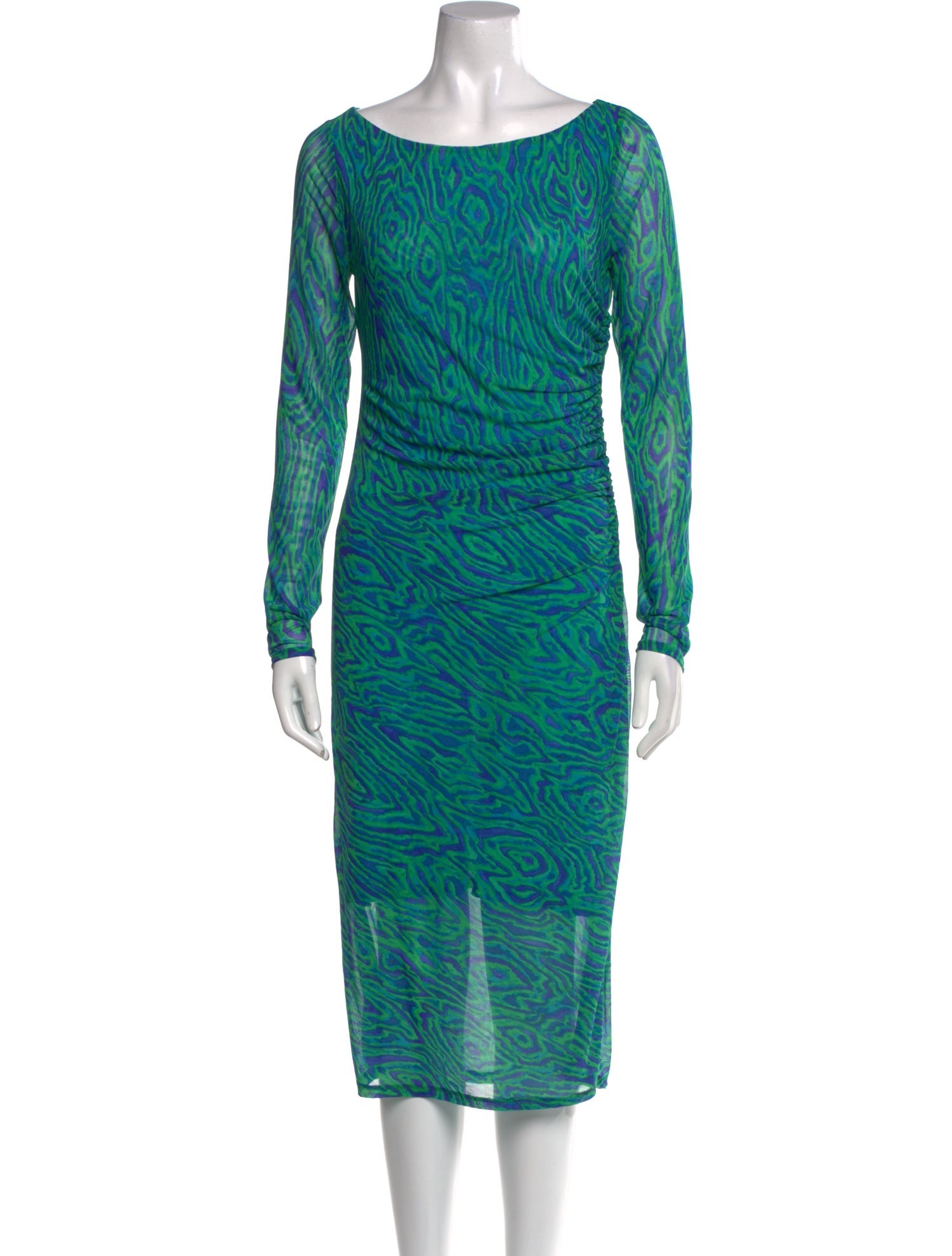 RHODE Printed Midi Length Dress