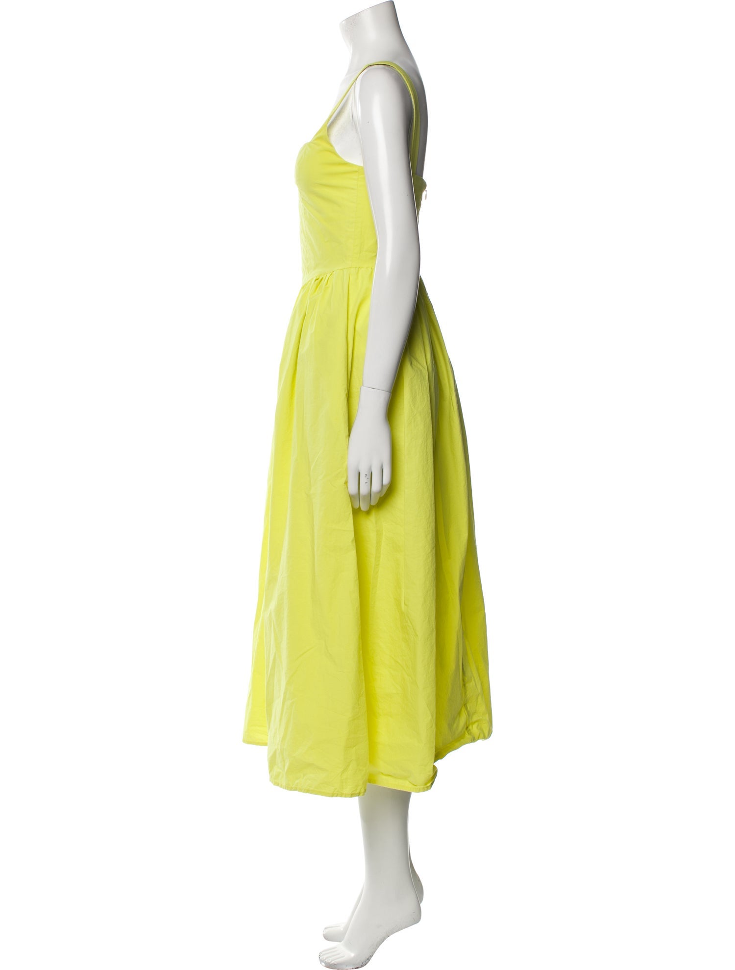 RHODE Square Neckline Long Dress