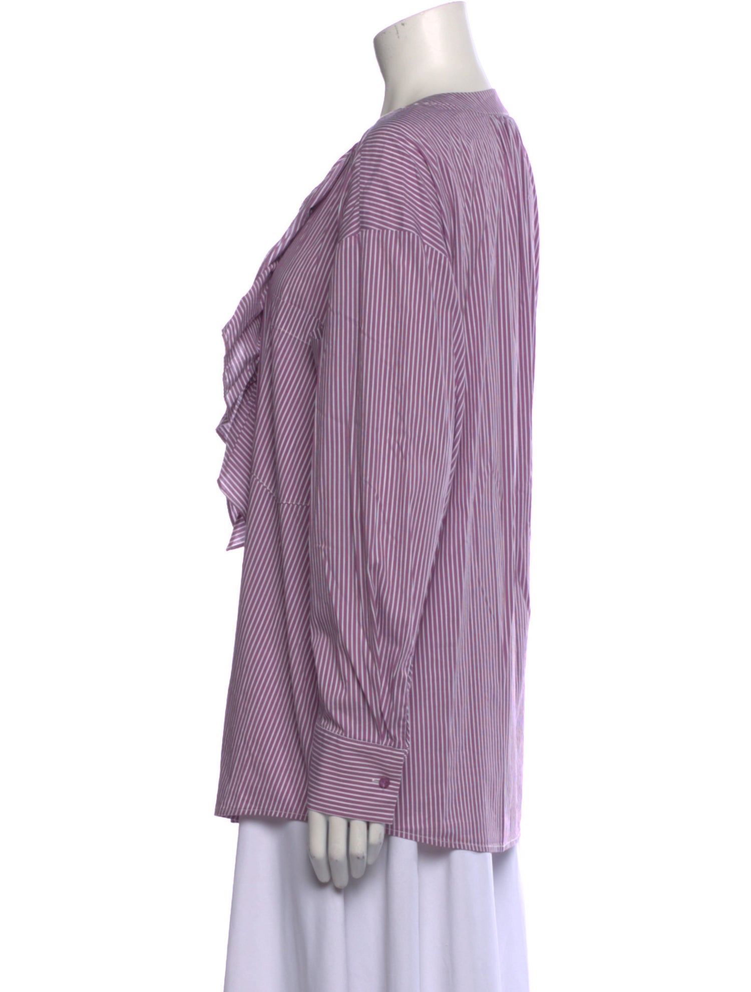 RHODE Striped Crew Neck Blouse