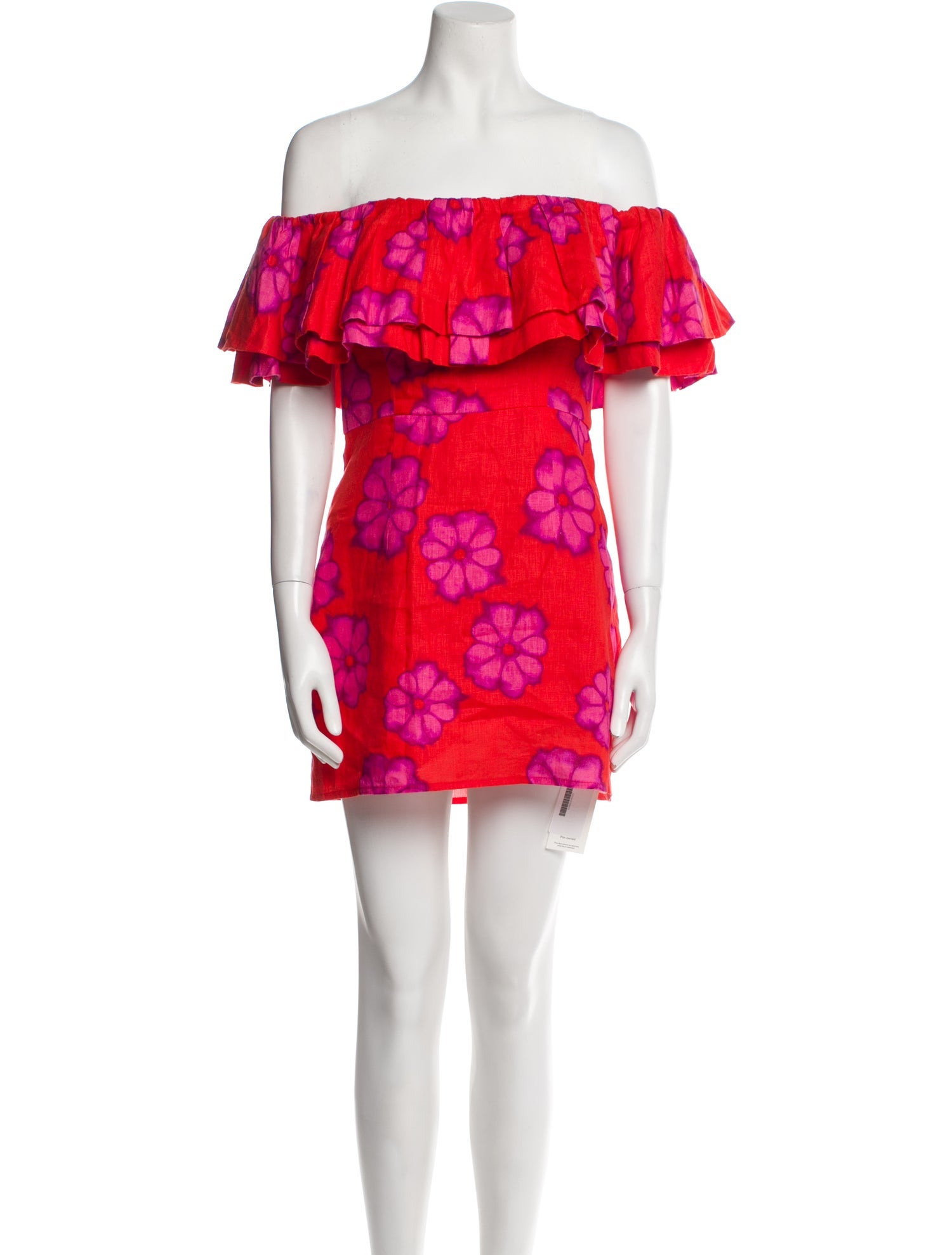 RHODE Linen Mini Dress