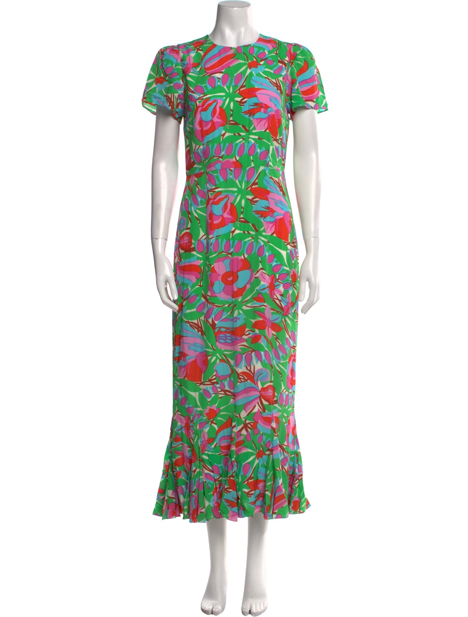 RHODE Floral Print Long Dress
