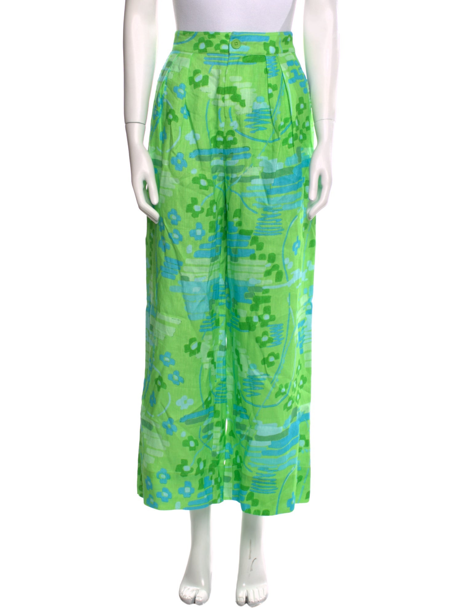 RHODE Tie-Dye Print Wide Leg Pants