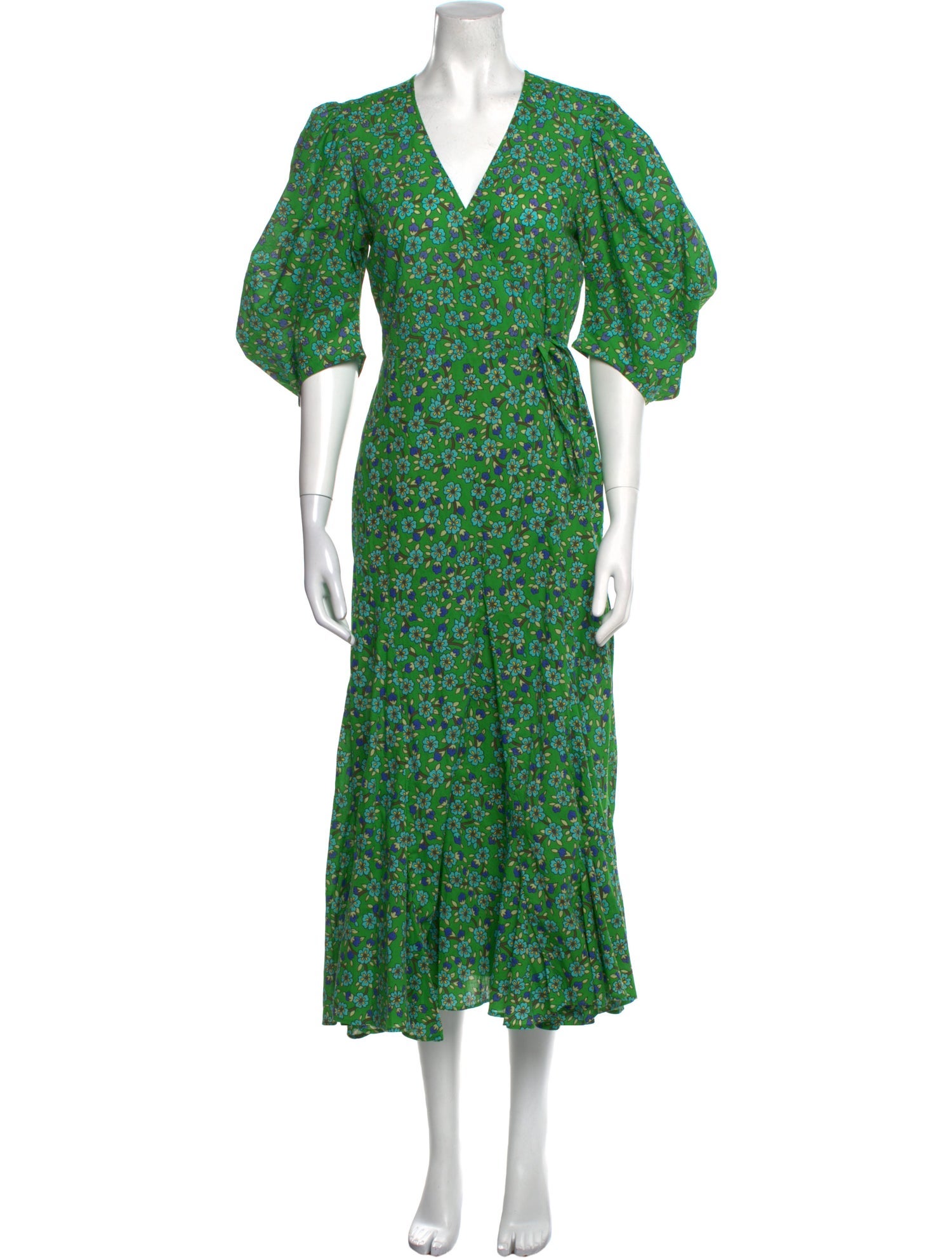 RHODE Floral Print Long Dress