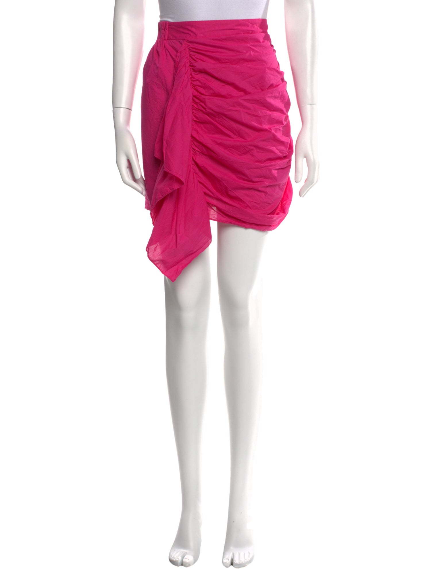 RHODE Ruffle Embellishment Knee-Length Skirt