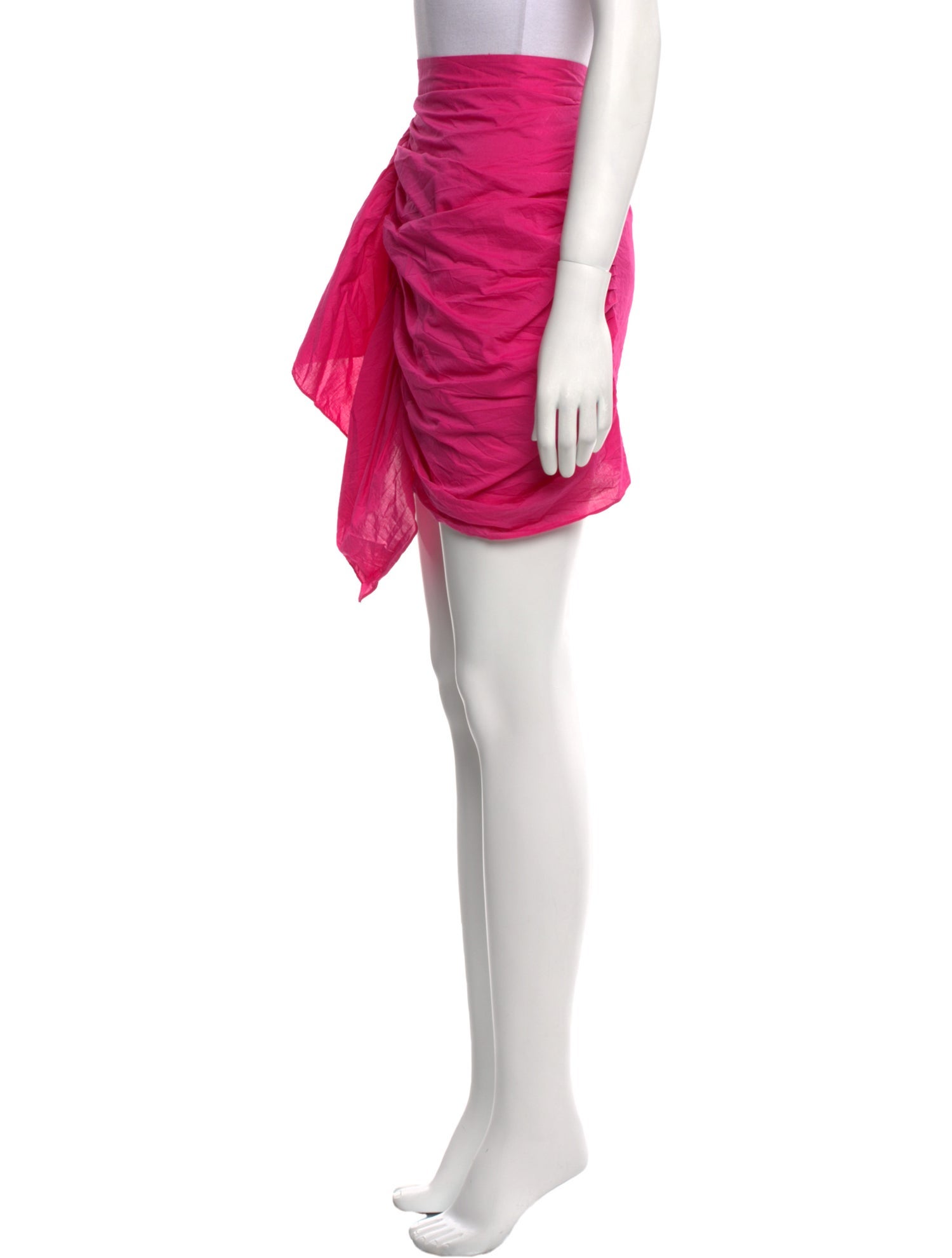 RHODE Ruffle Embellishment Knee-Length Skirt