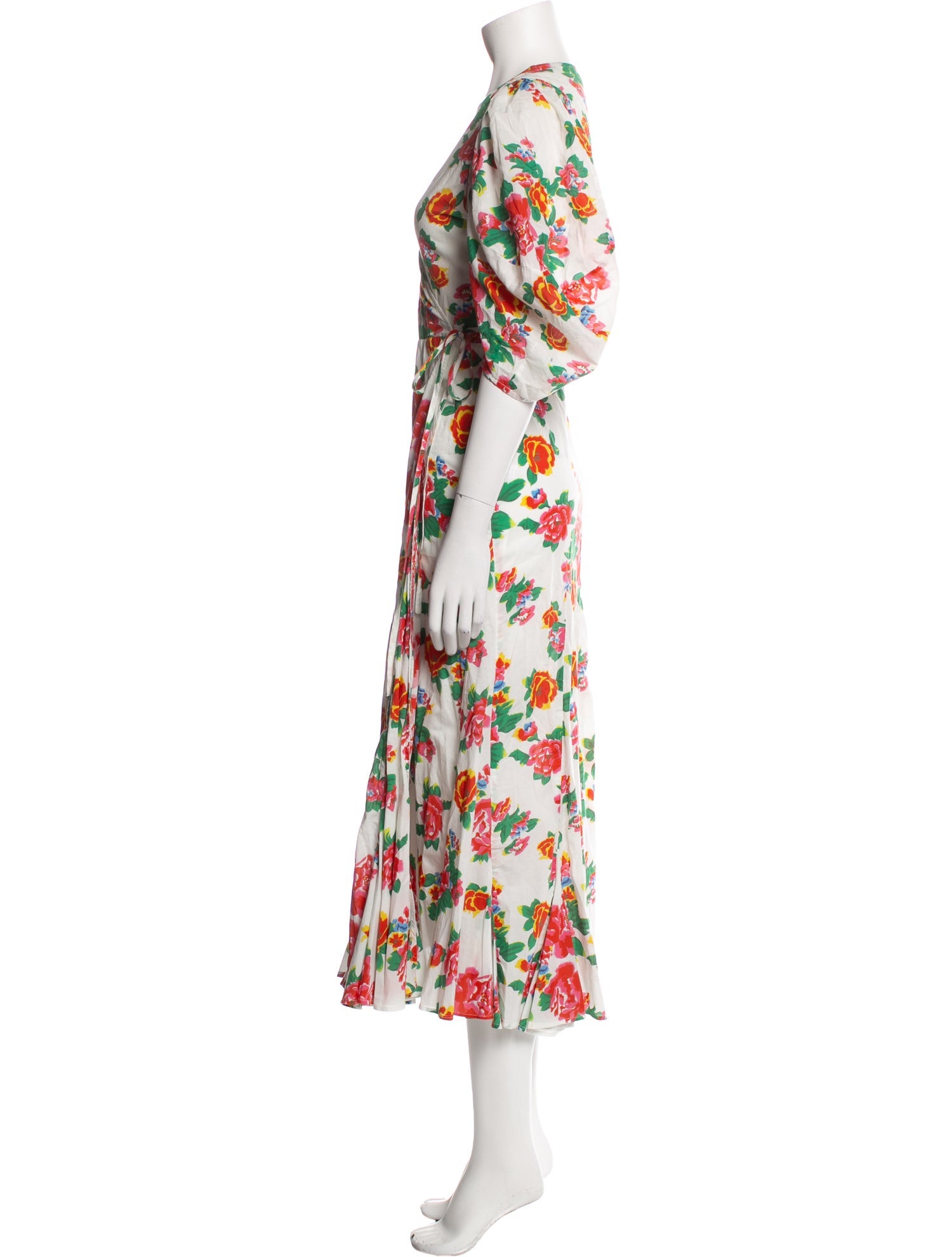 RHODE Floral Print Long Dress