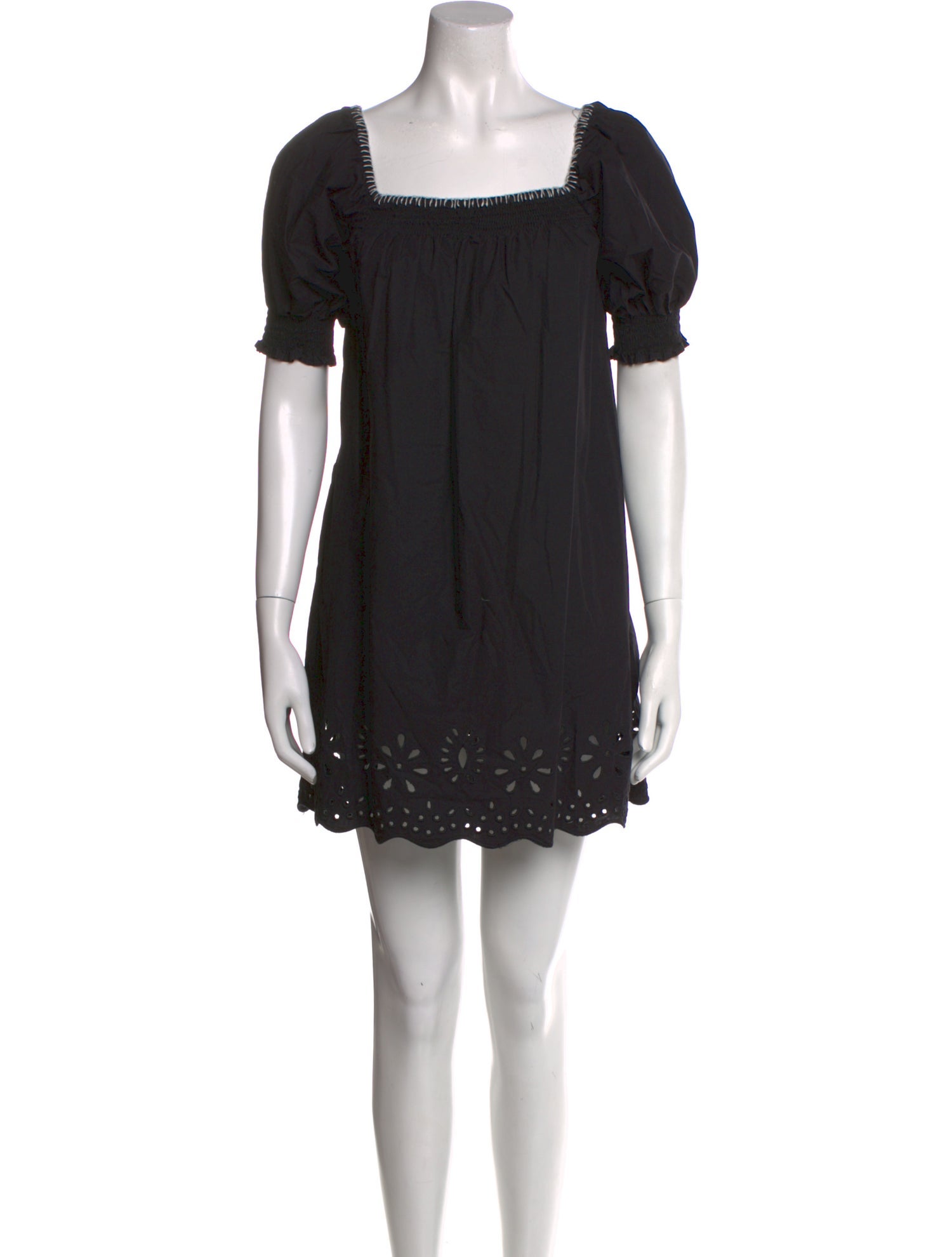 RHODE Square Neckline Mini Dress