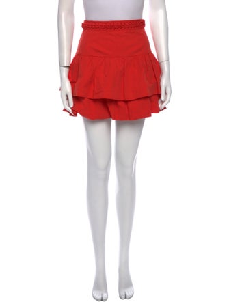 RHODE Ruffle Embellishment Mini Skirt w/ Tags