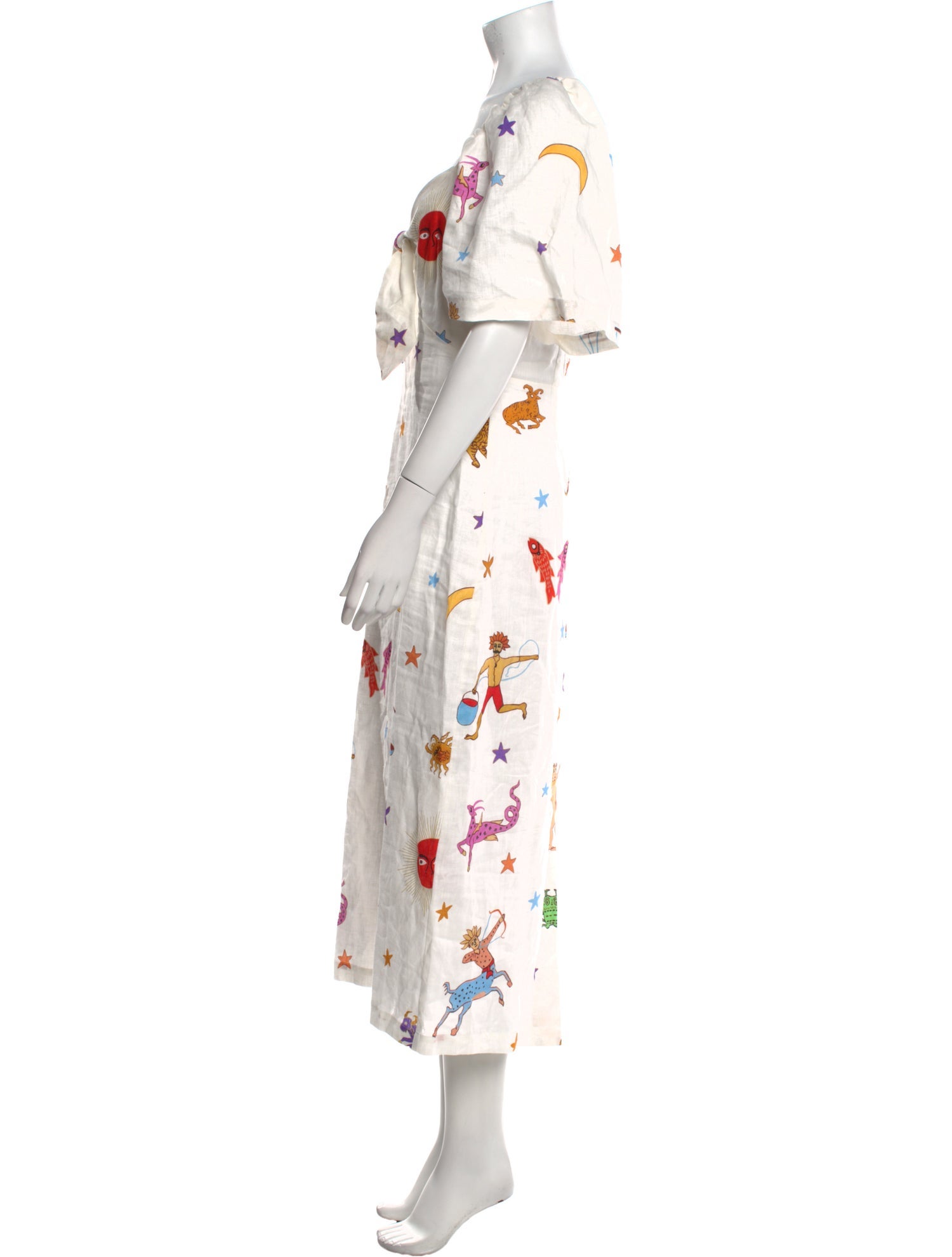 RHODE Linen Long Dress