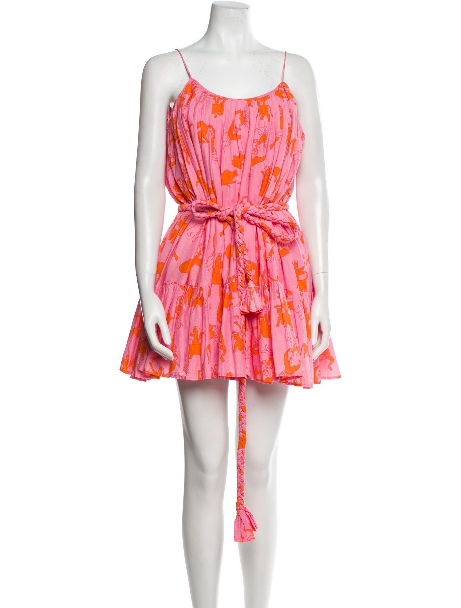 RHODE Floral Print Mini Dress