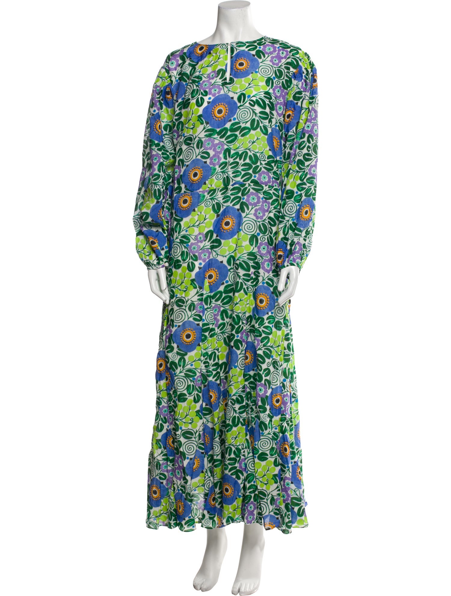 RHODE Floral Print Long Dress w/ Tags
